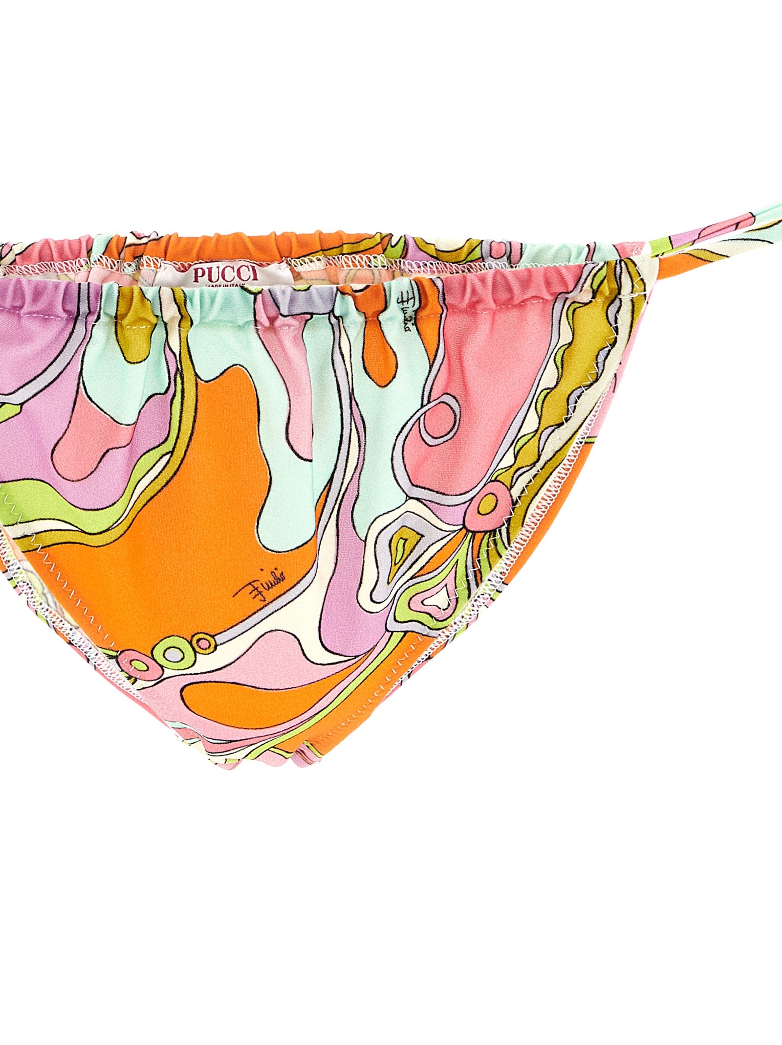 Emilio Pucci 'Orchidee' Print Bikini Briefs