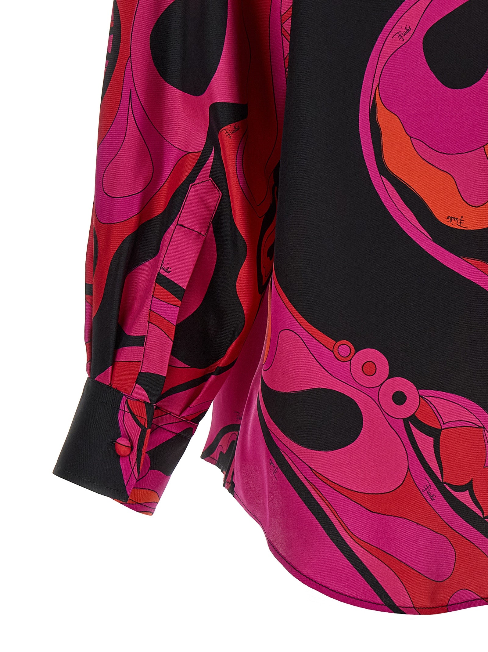 Emilio Pucci Patterned Silk Shirt
