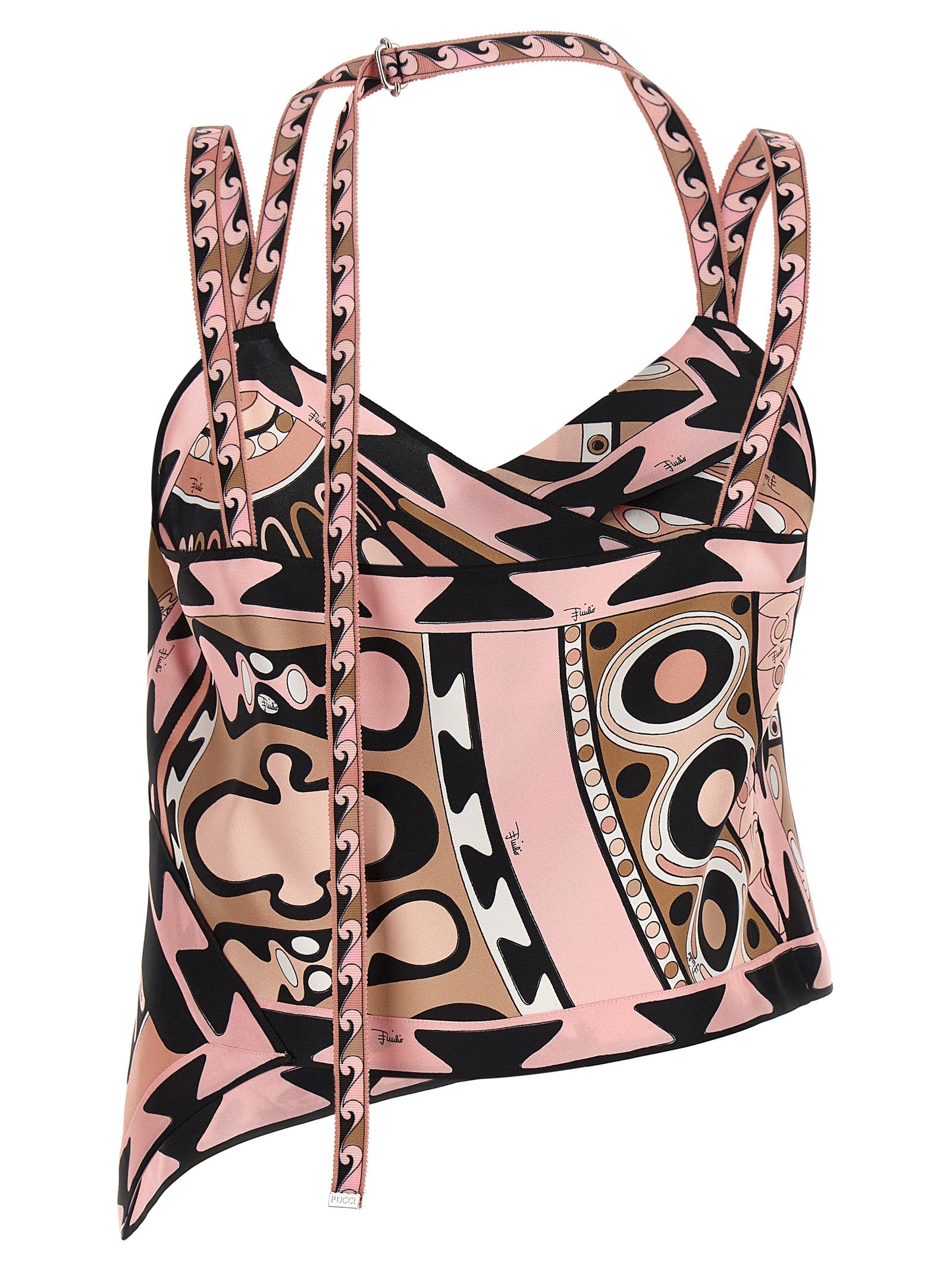 Emilio Pucci 'Soleil' Scarf Top