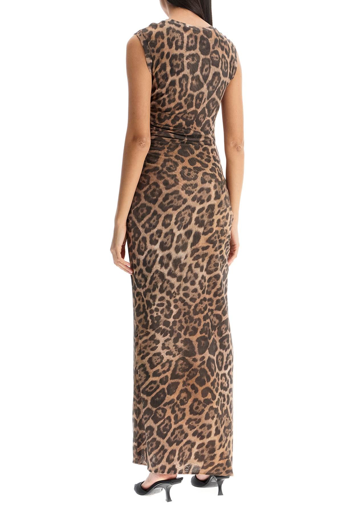 Stella Mccartney 'Animal Print Sleeveless Maxi Dress In