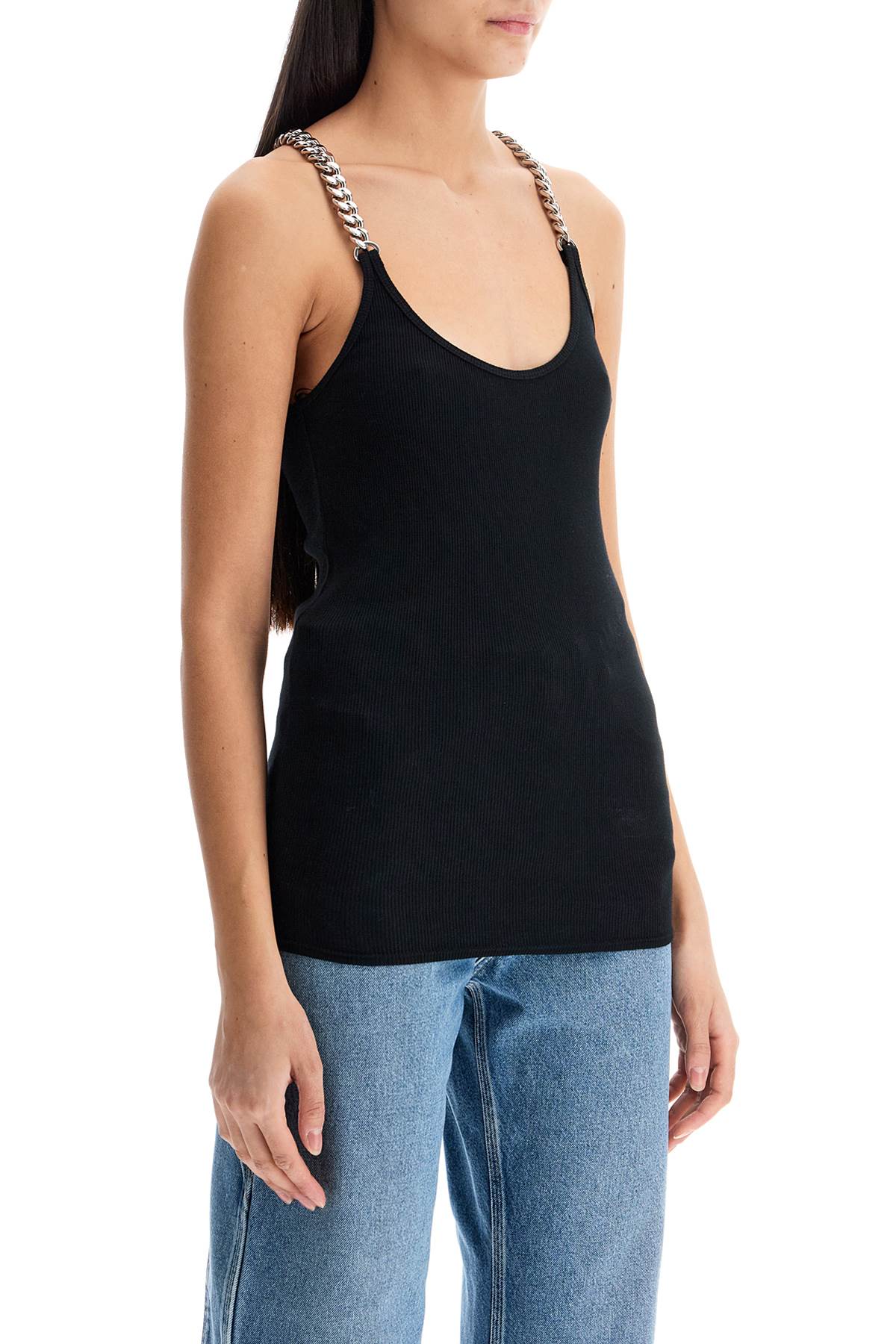 Stella Mccartney Tank Top With Chains On