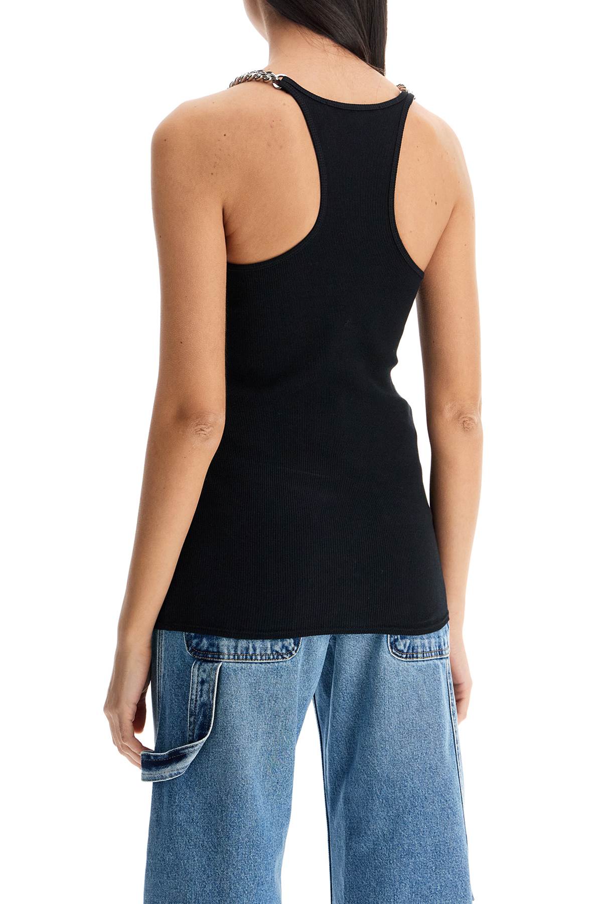 Stella Mccartney Tank Top With Chains On