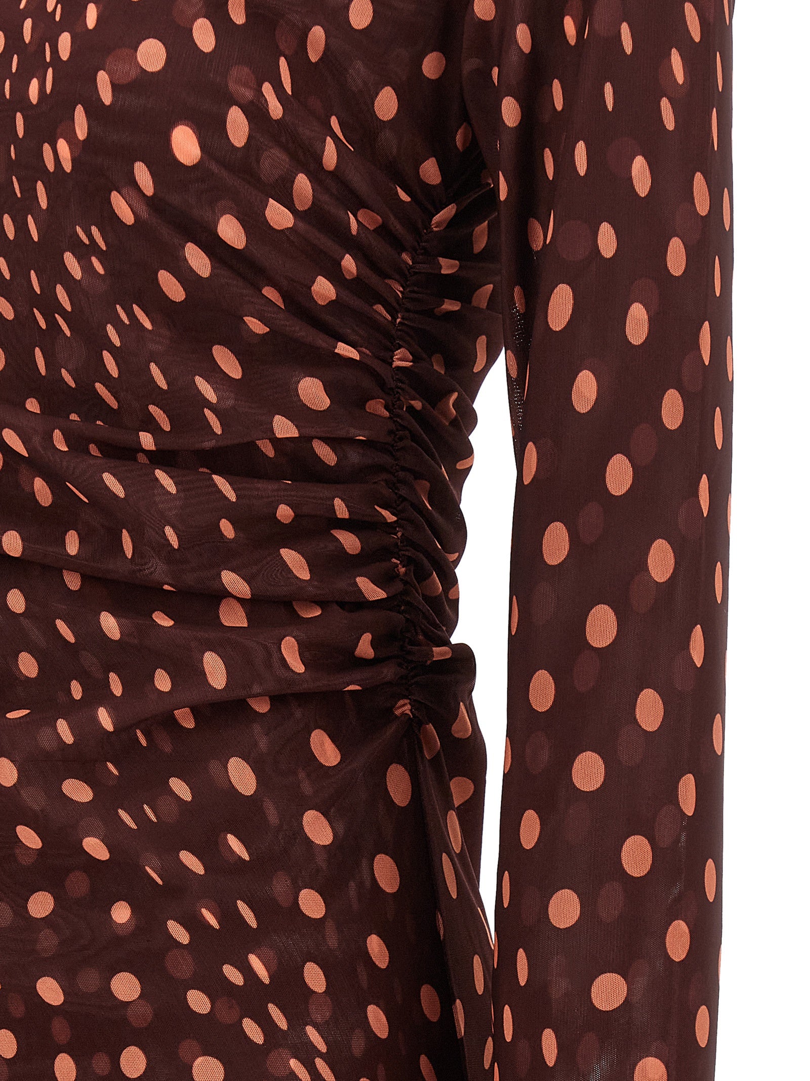 Stella Mccartney Polka Dot Mesh Dress