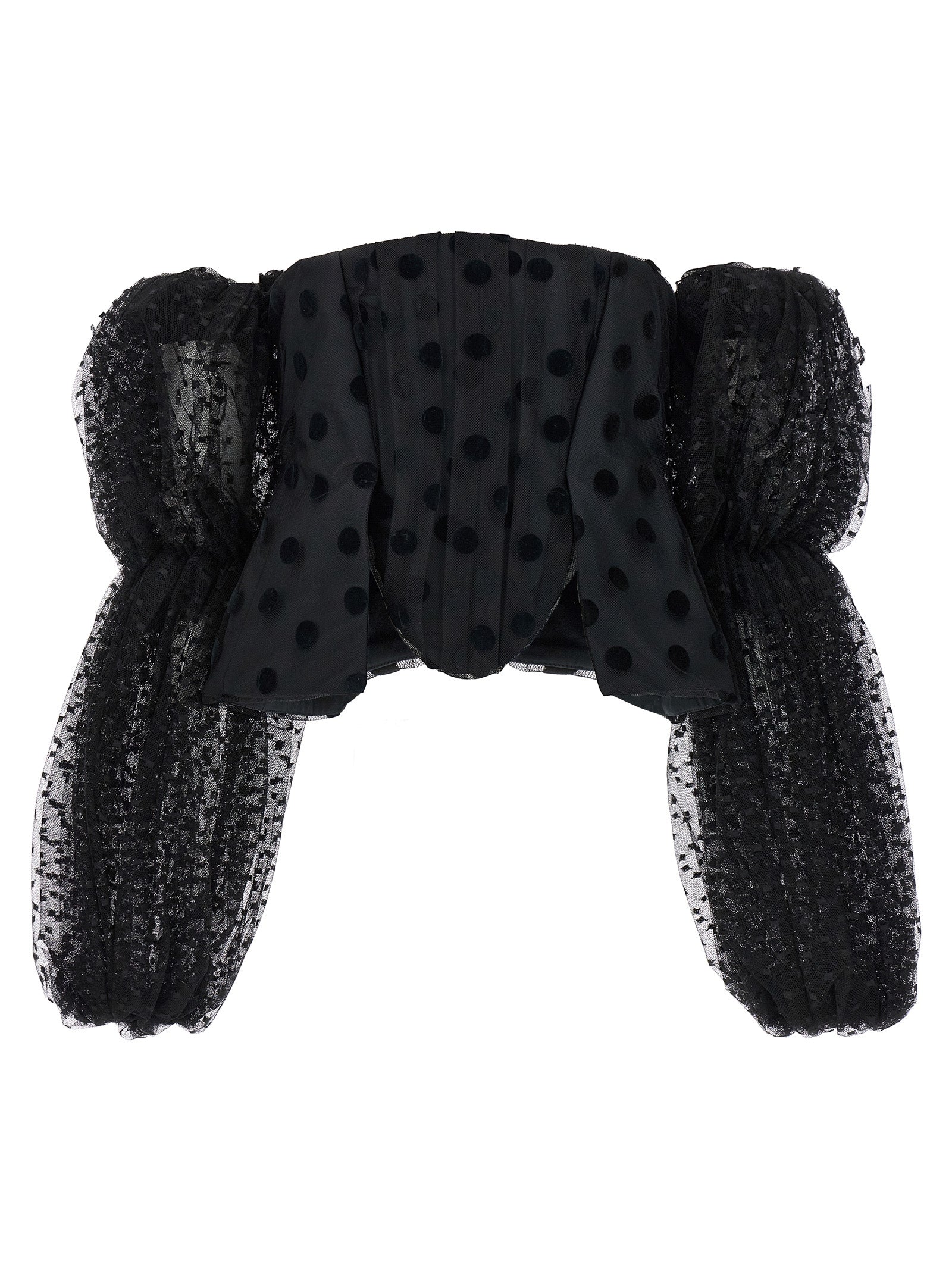 Stella Mccartney Polka Dot Mesh Top