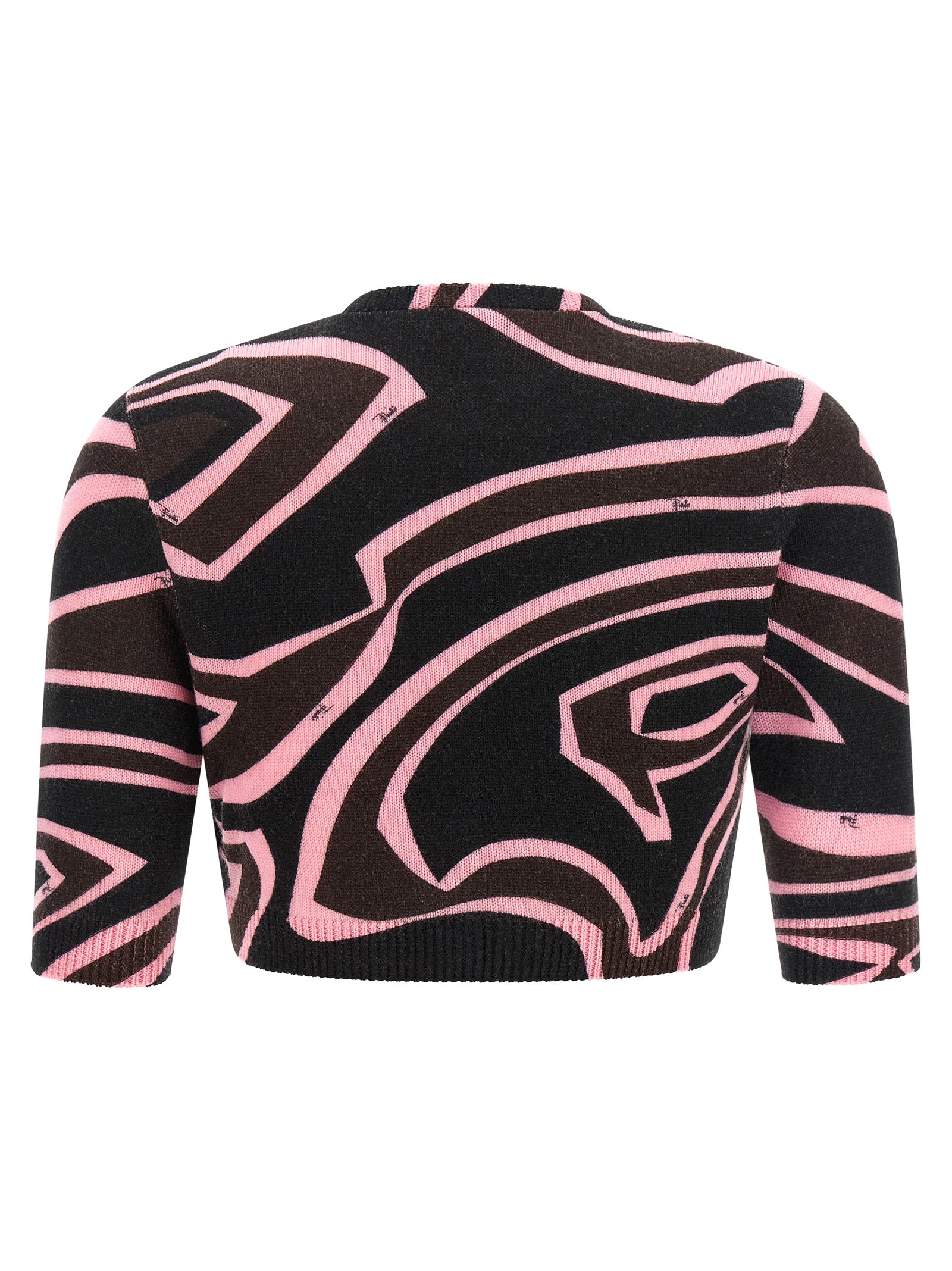 Emilio Pucci 'Onde' Cropped Cardigan