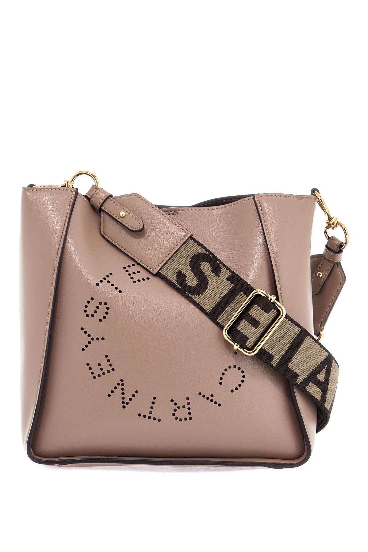 Stella Mccartney Mini Crossbody Bag Alter Mat Beige With Adjustable Strap