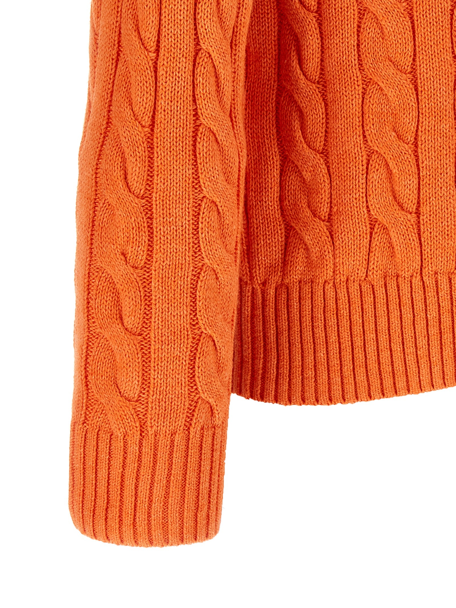 Polo Ralph Lauren Cotton Braided Sweater