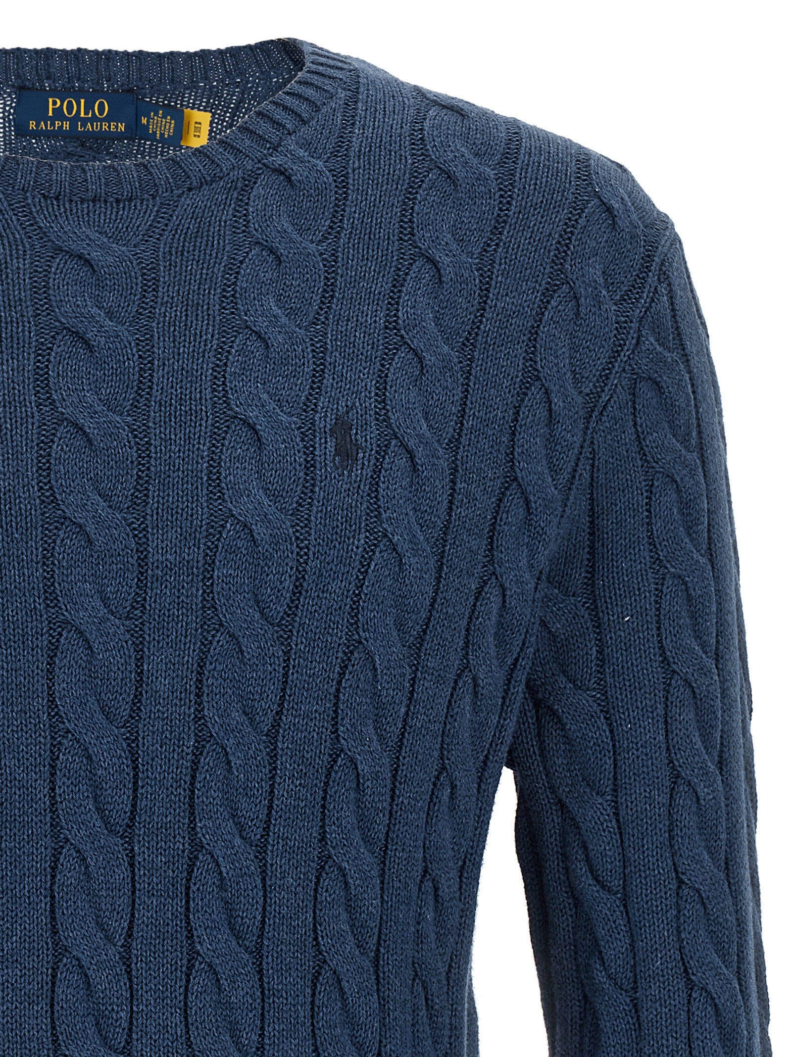 Polo Ralph Lauren Cotton Braided Sweater