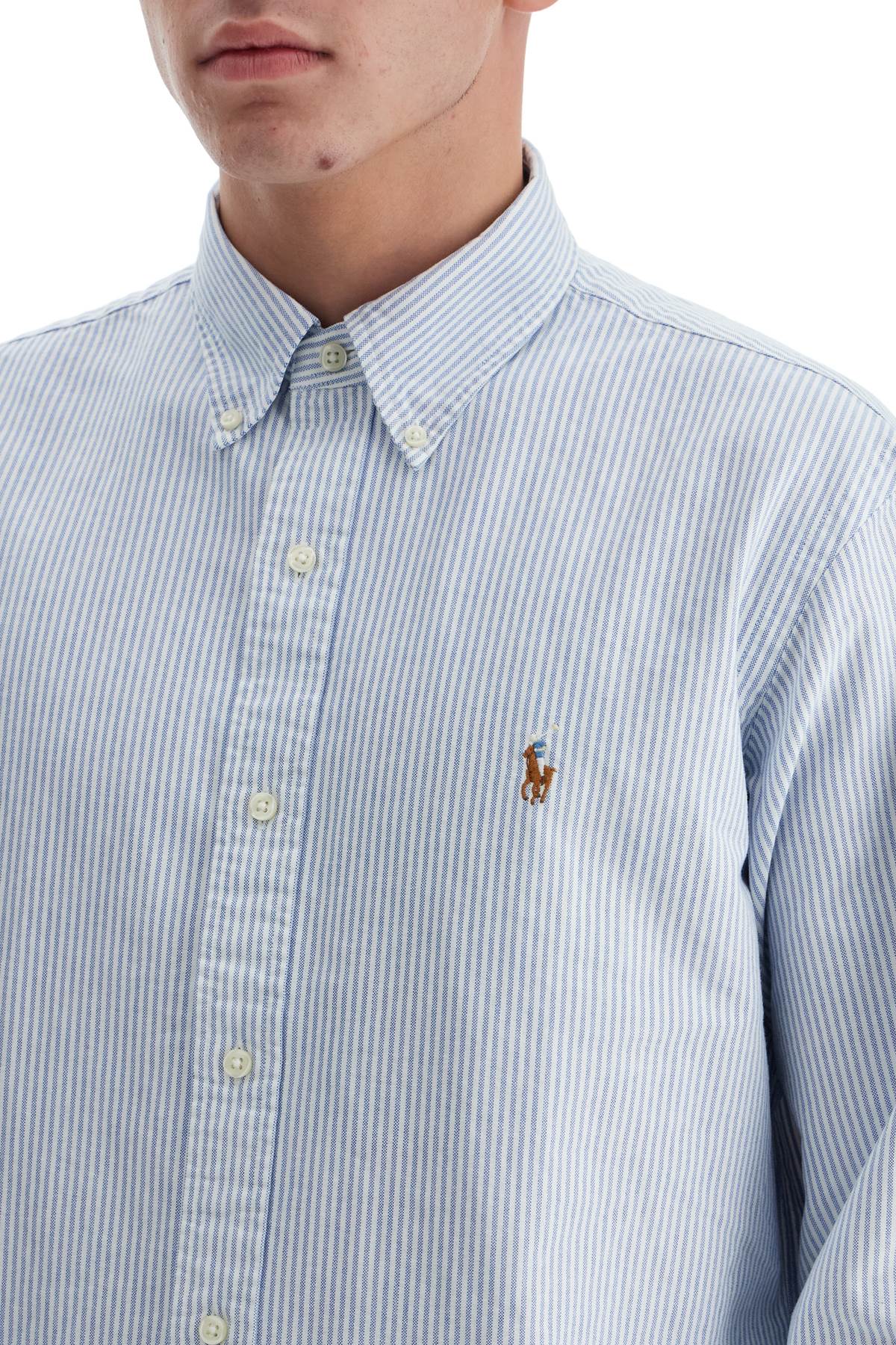 Polo Ralph Lauren 'Striped Oxford Custom Fit Shirt'