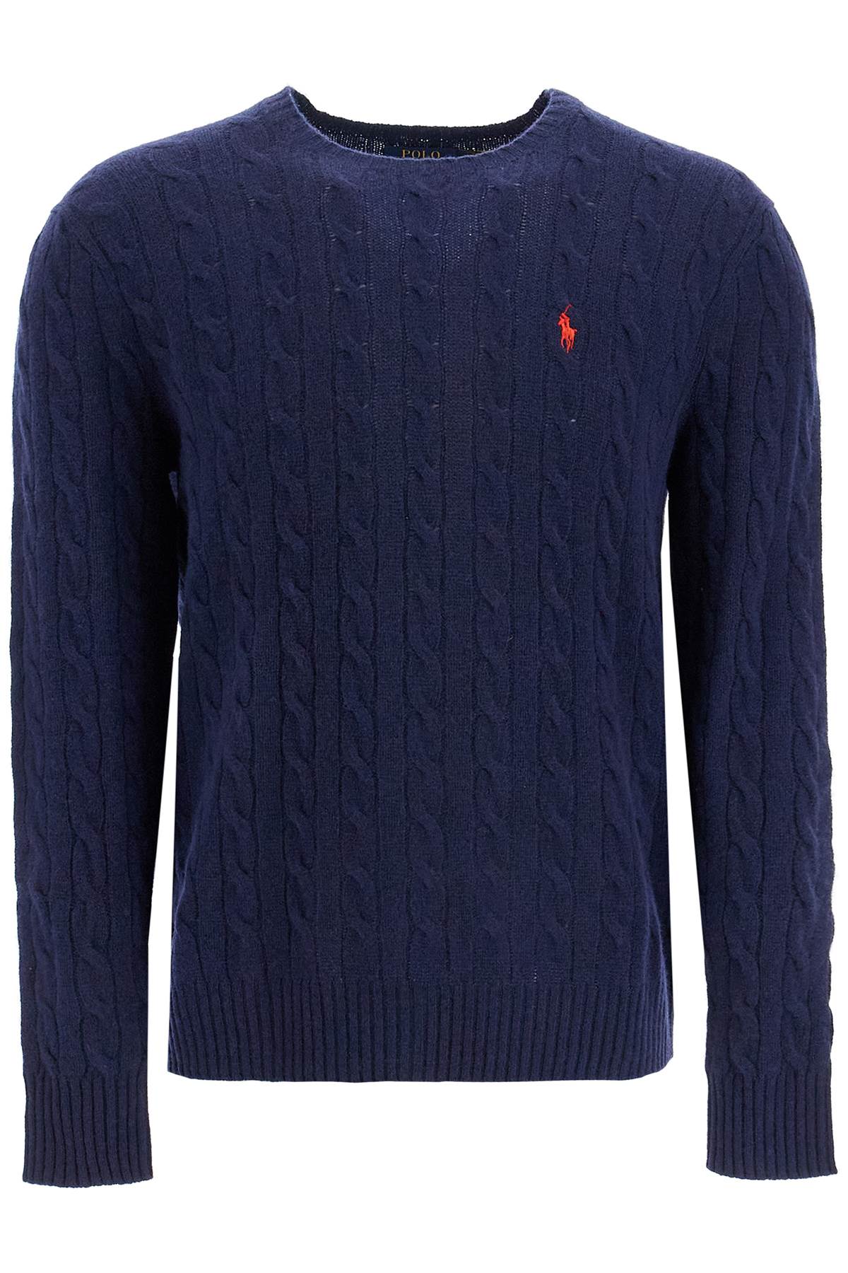 Polo Ralph Lauren Cable-Knit Pullover With Pony Embroidery