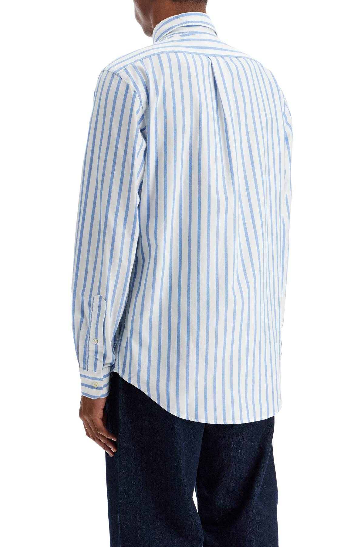 Polo Ralph Lauren Custom Fit Shirt In Striped Oxford