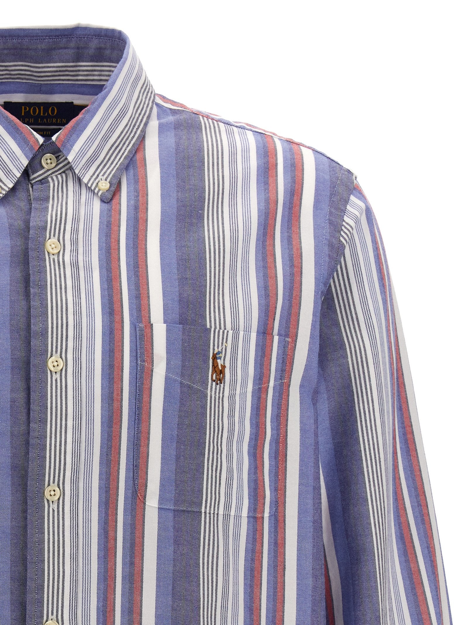 Polo Ralph Lauren Logo Embroidery Striped Shirt