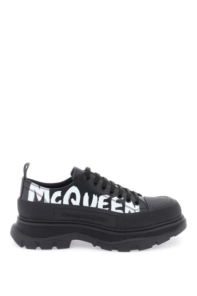 Alexander McQueen 'Tread Slick Graffiti' Sneakers White