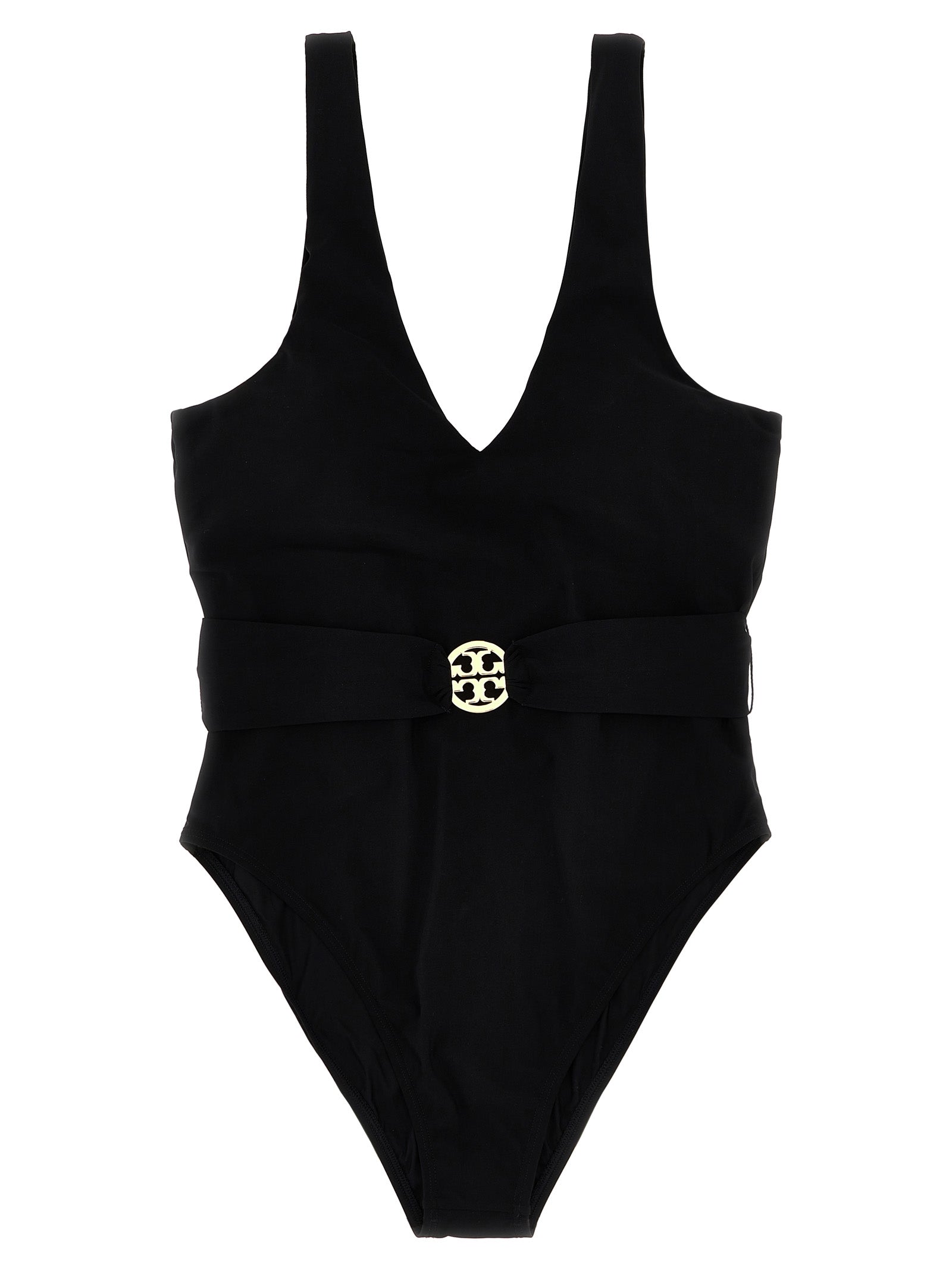 Tory Burch 'Miller Plunge' One-Piece Swimsuit