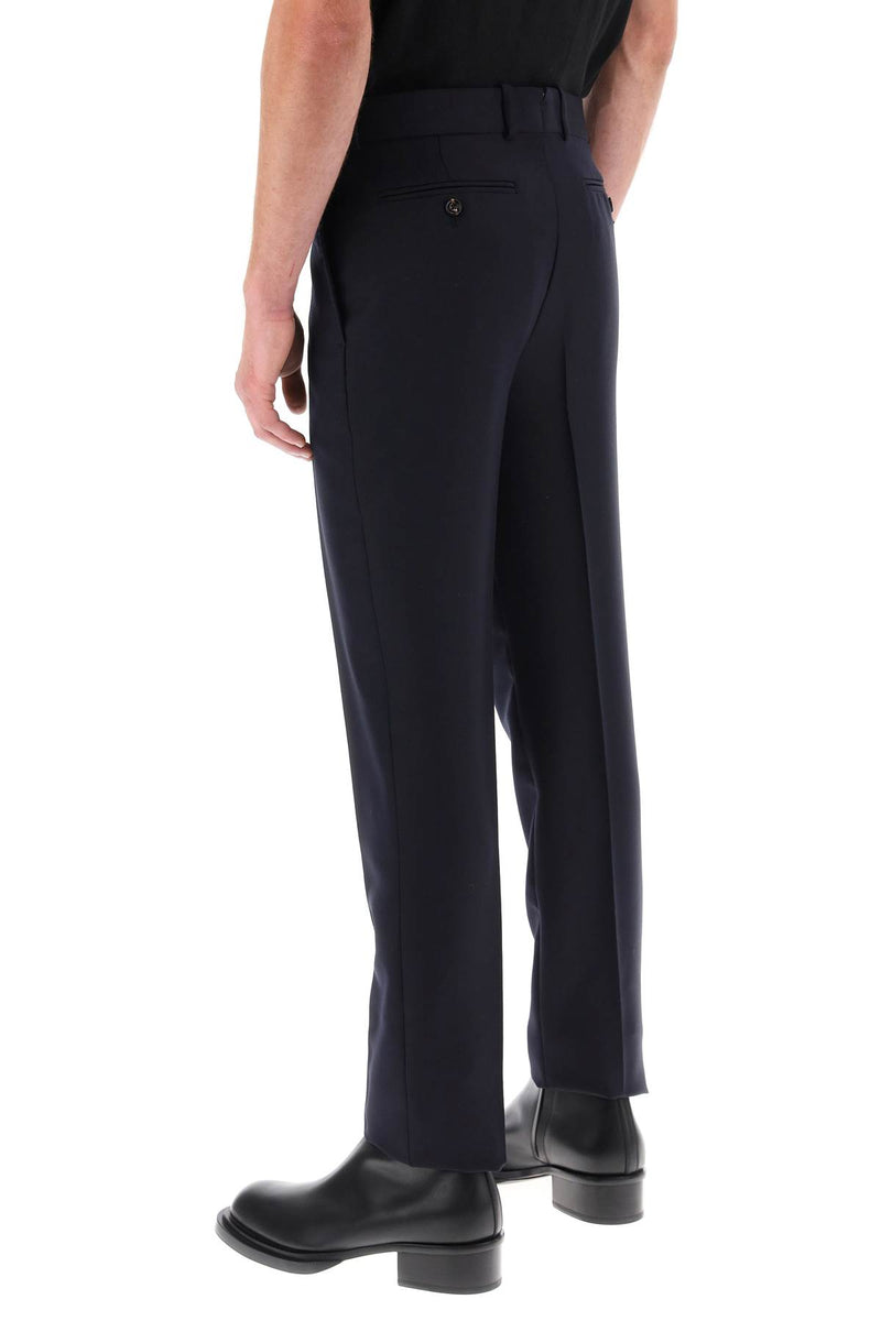 Alexander McQueen Tailoring Cigarette Pants Blue