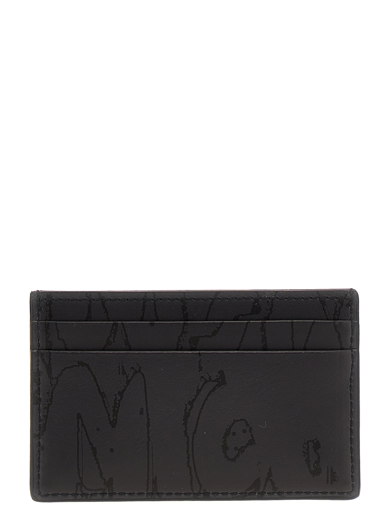 Alexander Mcqueen 'Graffiti' Card Holder