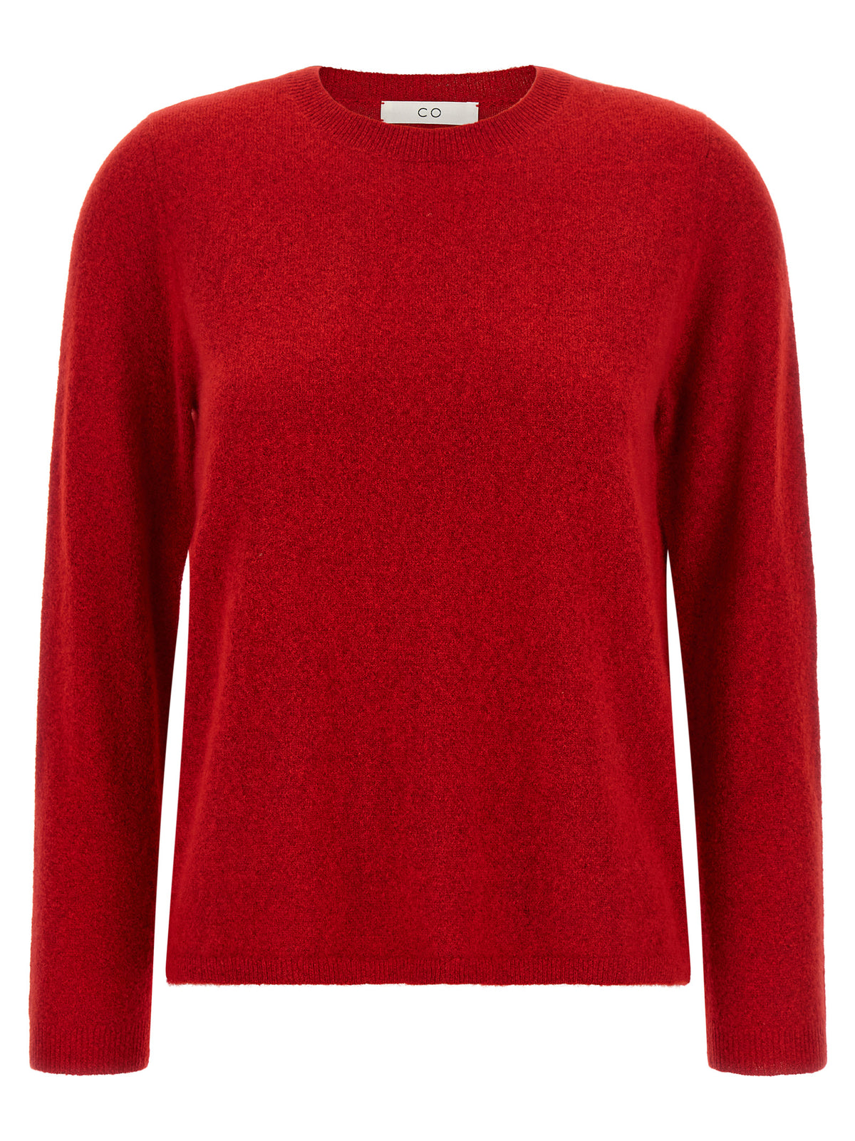 Co Red Cashmere And Silk Sweater