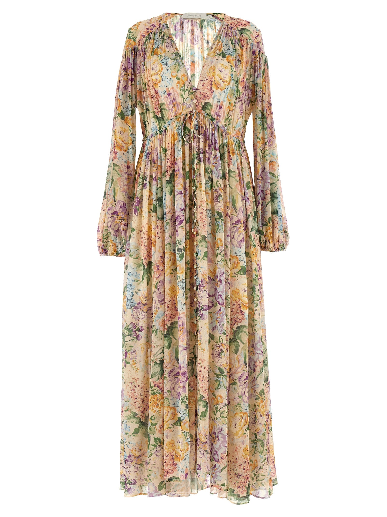 Zimmermann 'Halliday Gathered Maxi' Dress