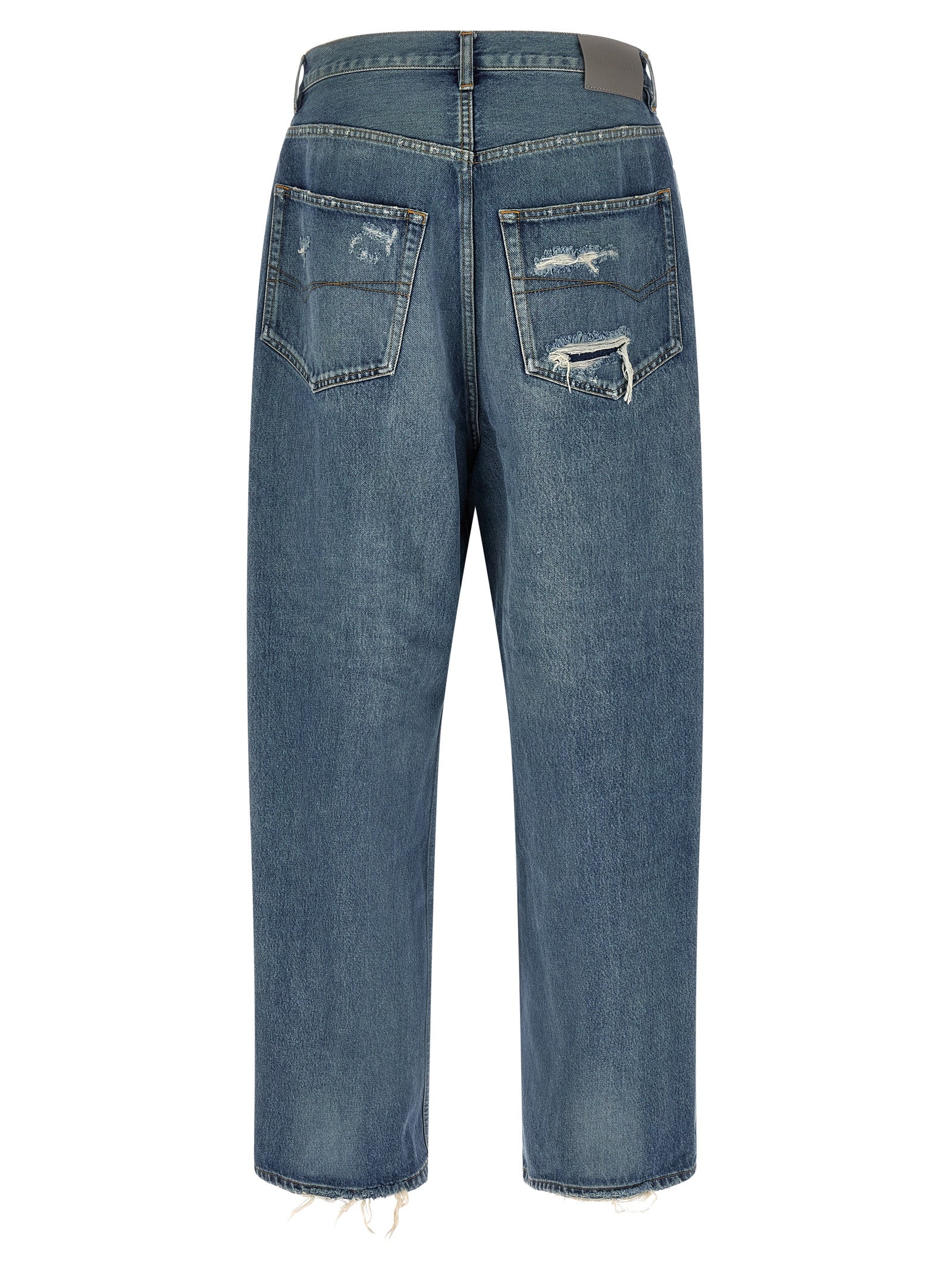 Balenciaga Distressed Baggy Jeans