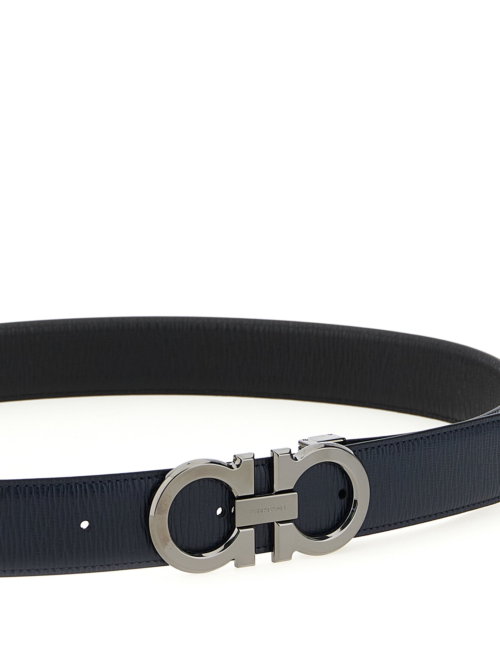 Ferragamo 'Gancini' Reversible Belt