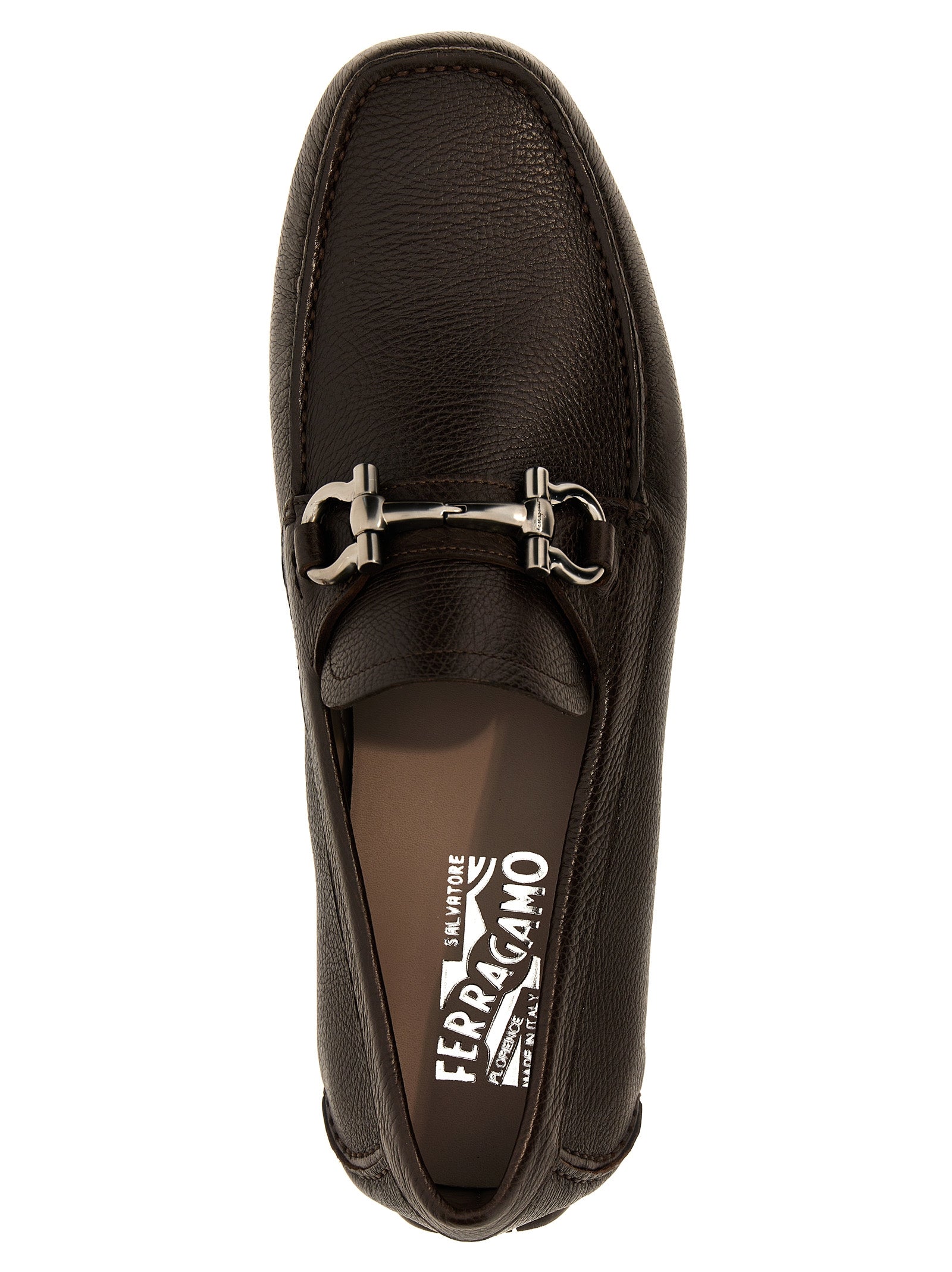 Ferragamo 'Gancini' Driver Loafers