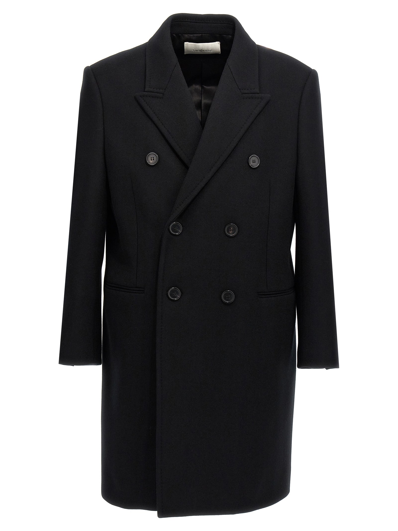 Saint Laurent Double-Breasted Coat