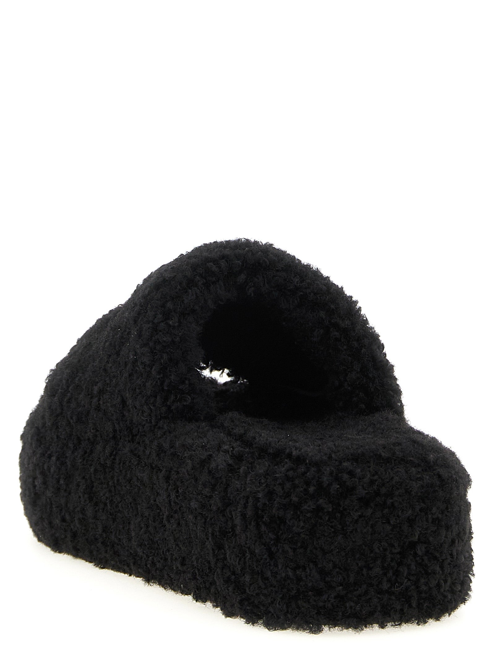 Balenciaga 'Furry Platform' Slides