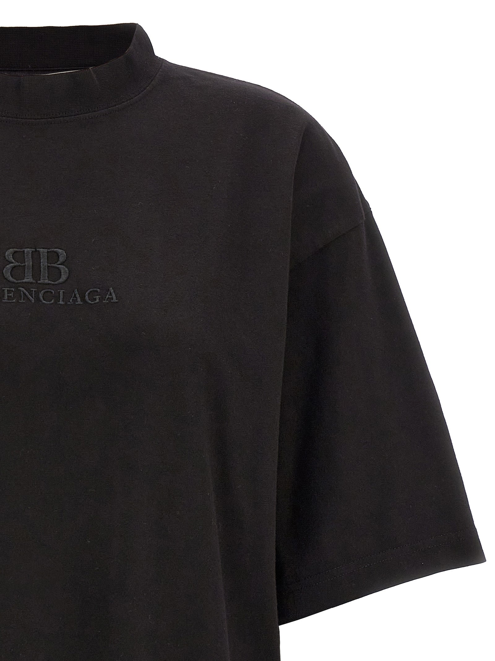 Balenciaga Logo Embroidery T-Shirt