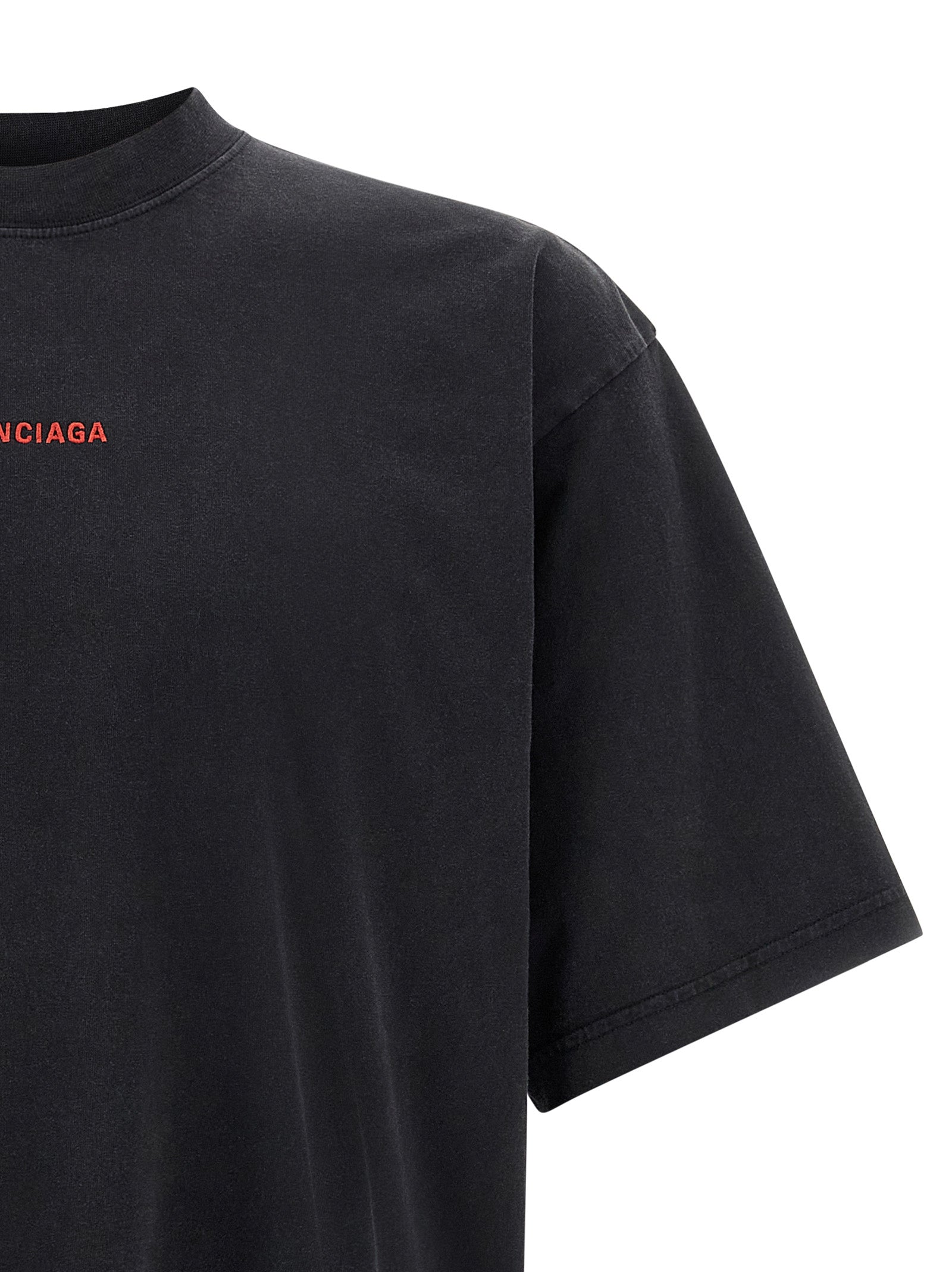 Balenciaga Logo Embroidery T-Shirt