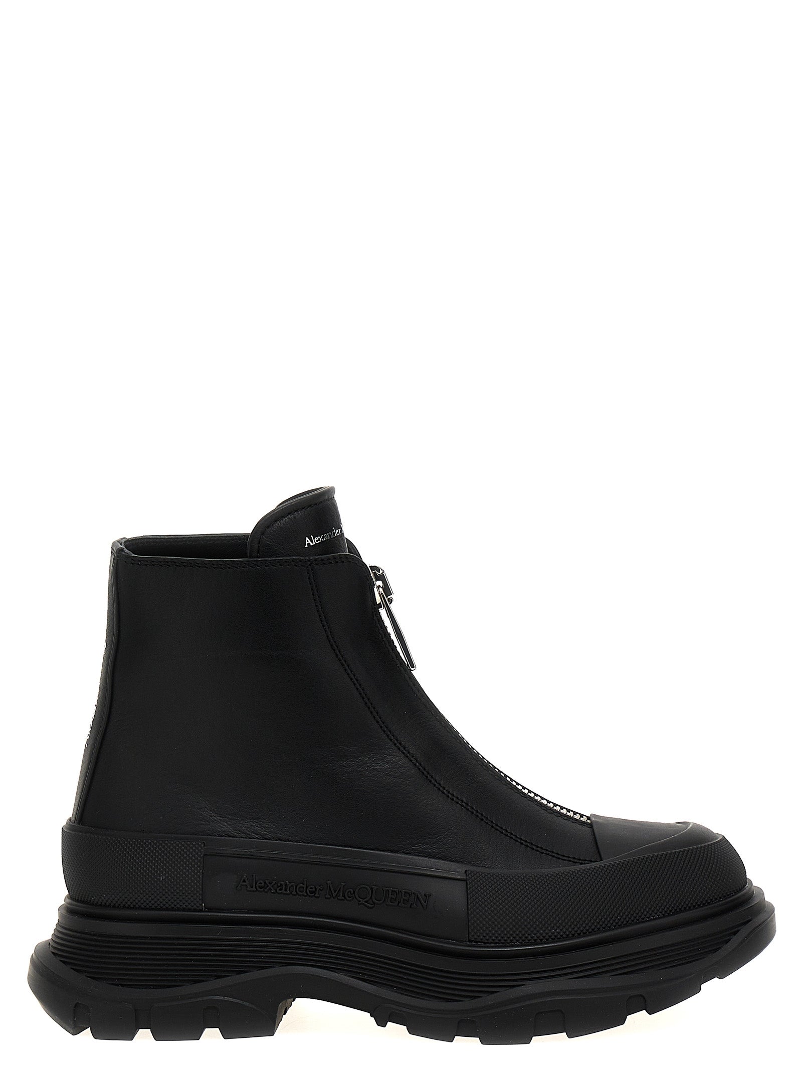 Alexander Mcqueen 'Zip Tread Slick' Ankle Boots