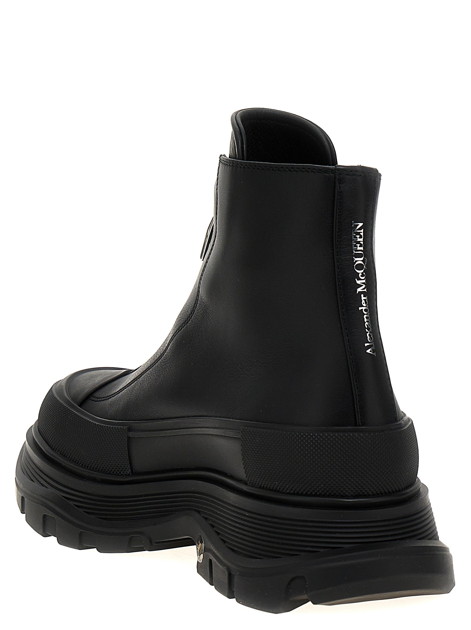 Alexander Mcqueen 'Zip Tread Slick' Ankle Boots