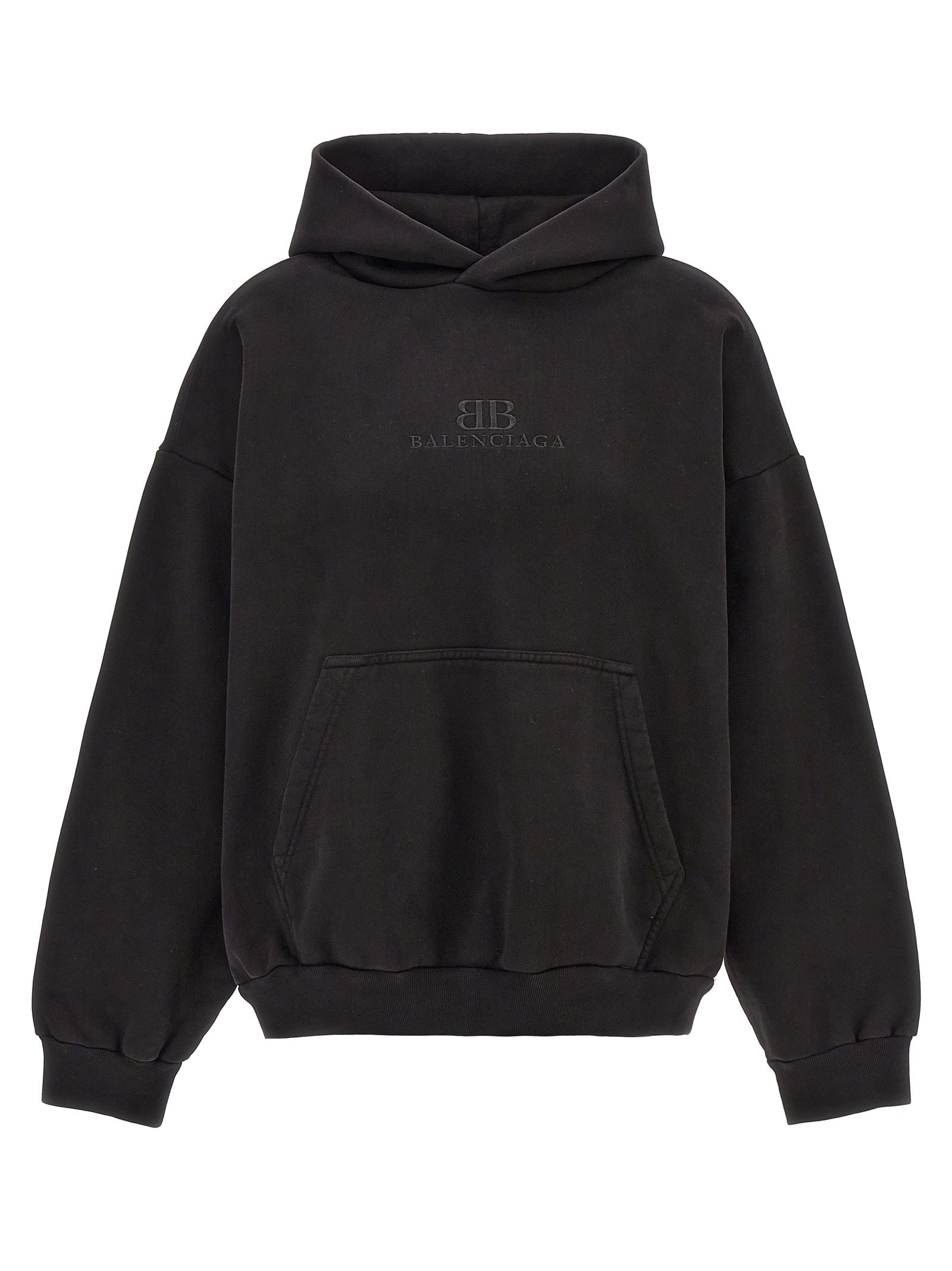 Balenciaga Logo Embroidery Hoodie