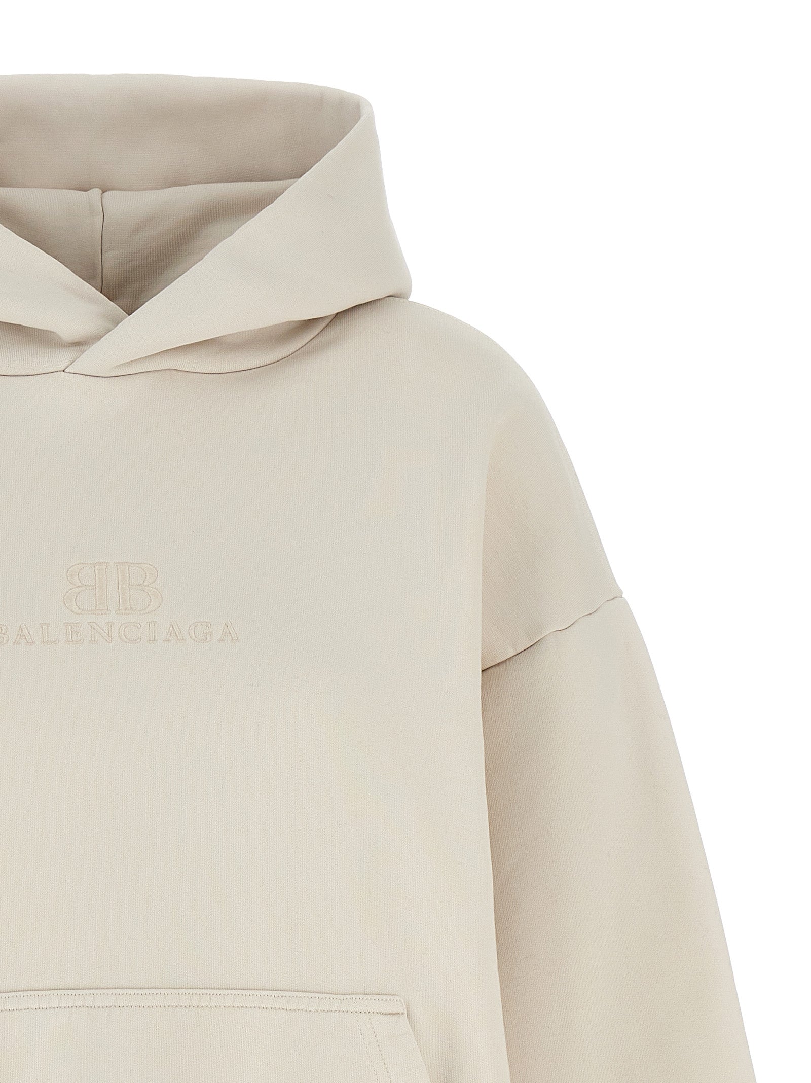 Balenciaga Logo Embroidery Hoodie