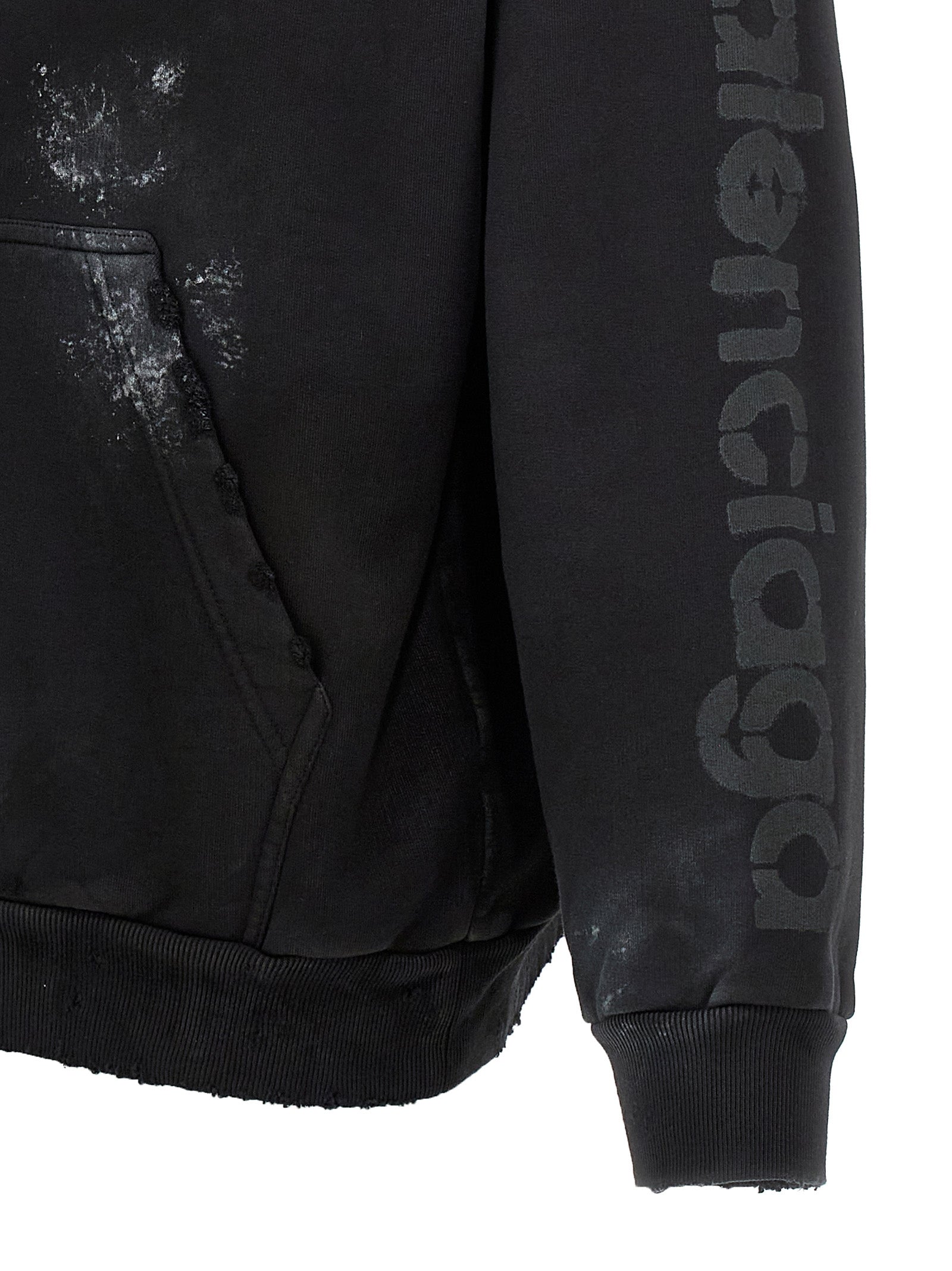 Balenciaga Logo Print Hoodie