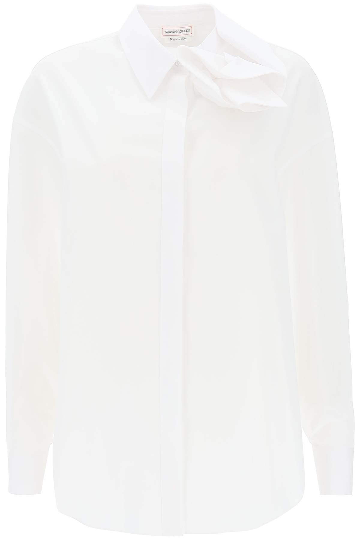 Alexander Mcqueen Shirt With Orchid Detail