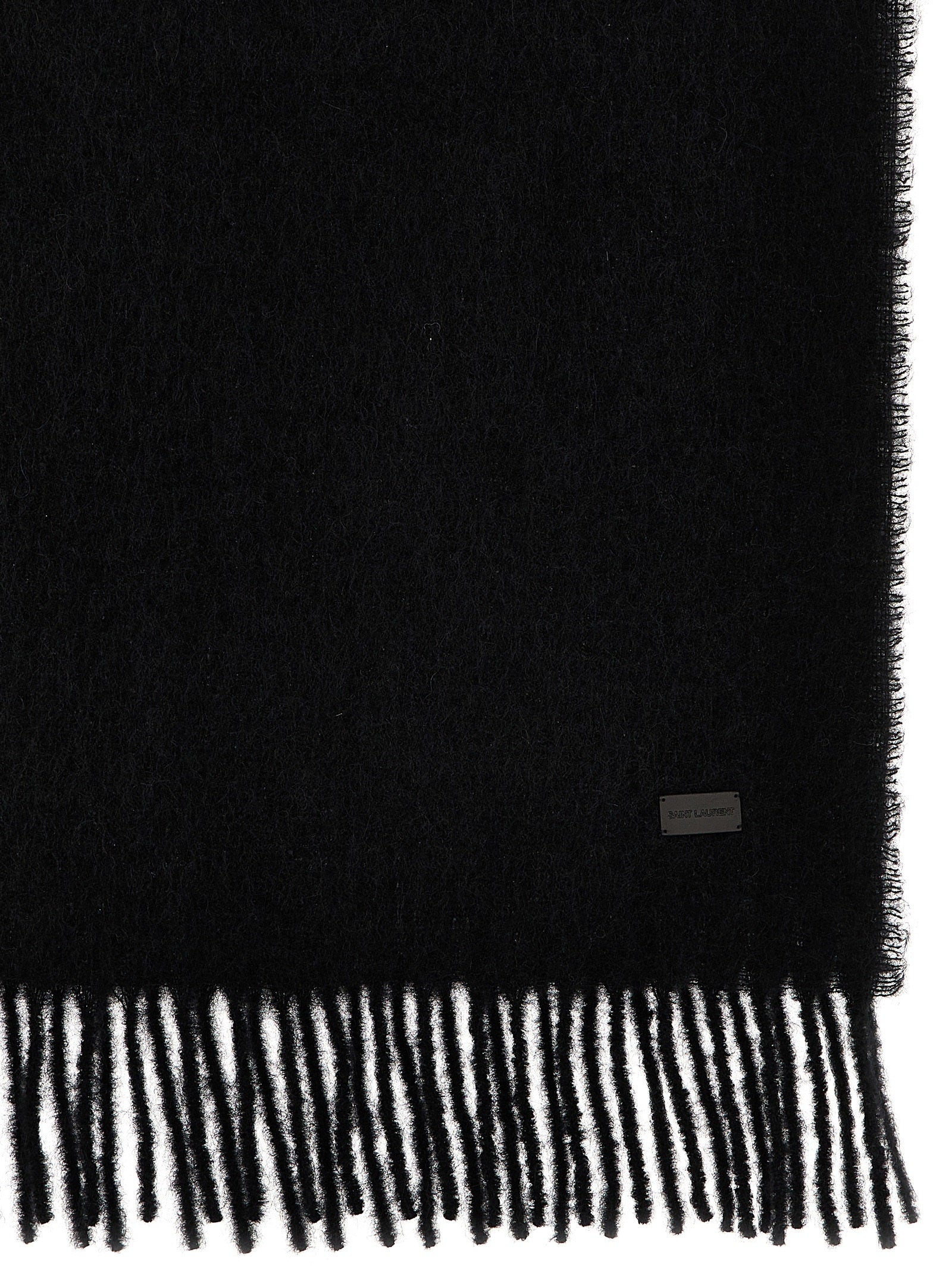 Saint Laurent 'Etoile Black' Scarf