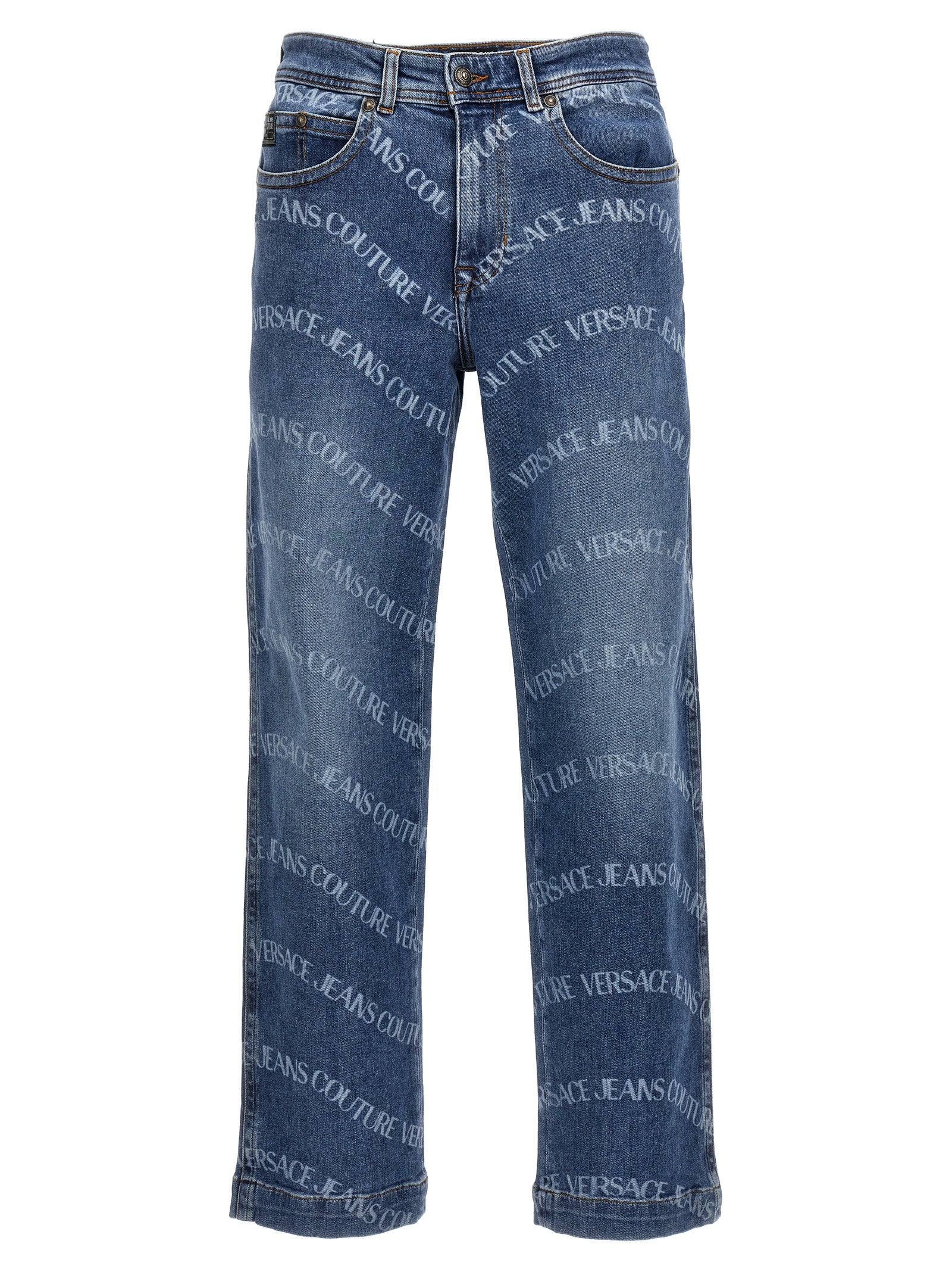 Versace Jeans Couture Logo Print Jeans