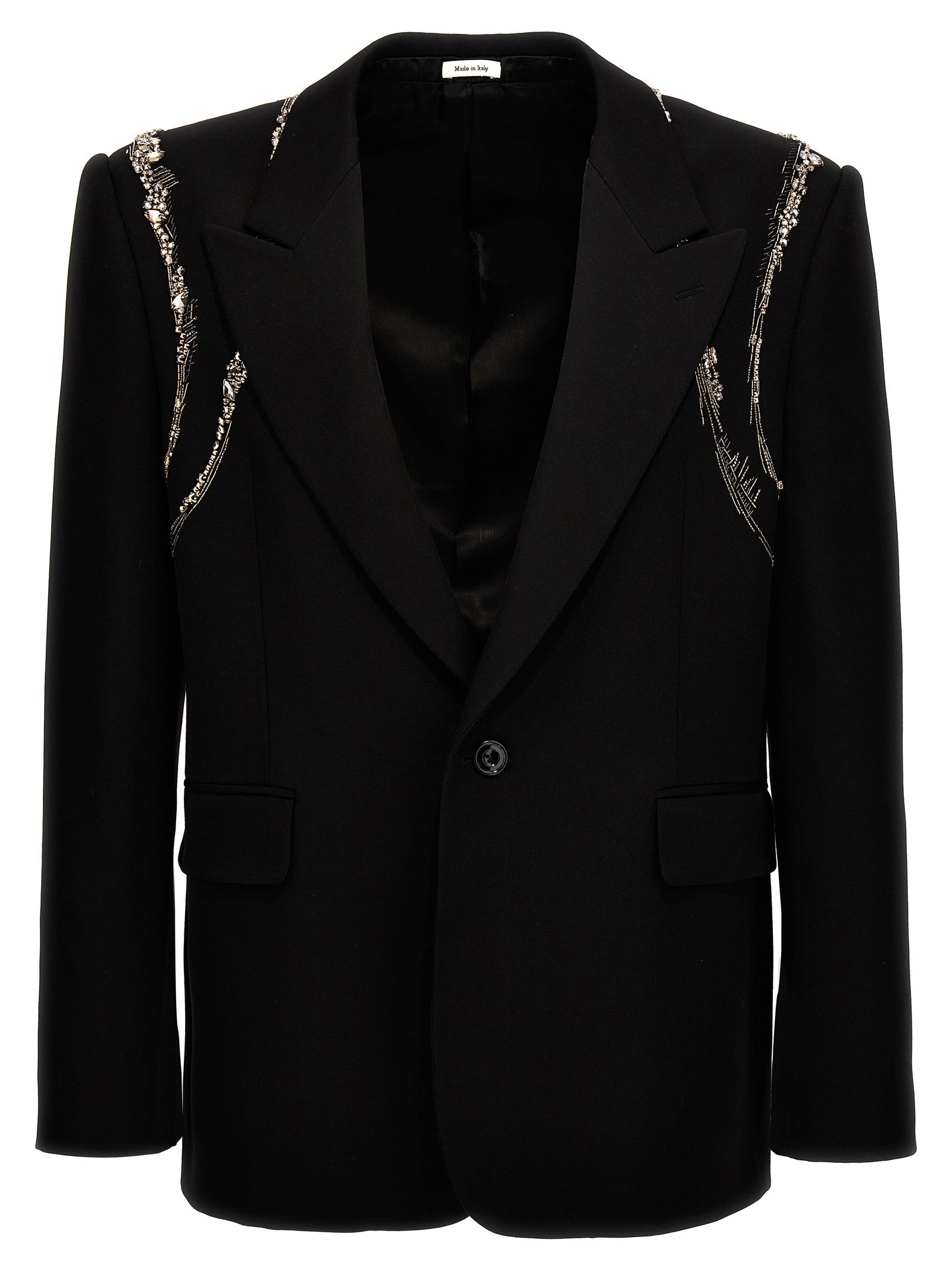 Alexander Mcqueen 'Crystal Harness' Blazer