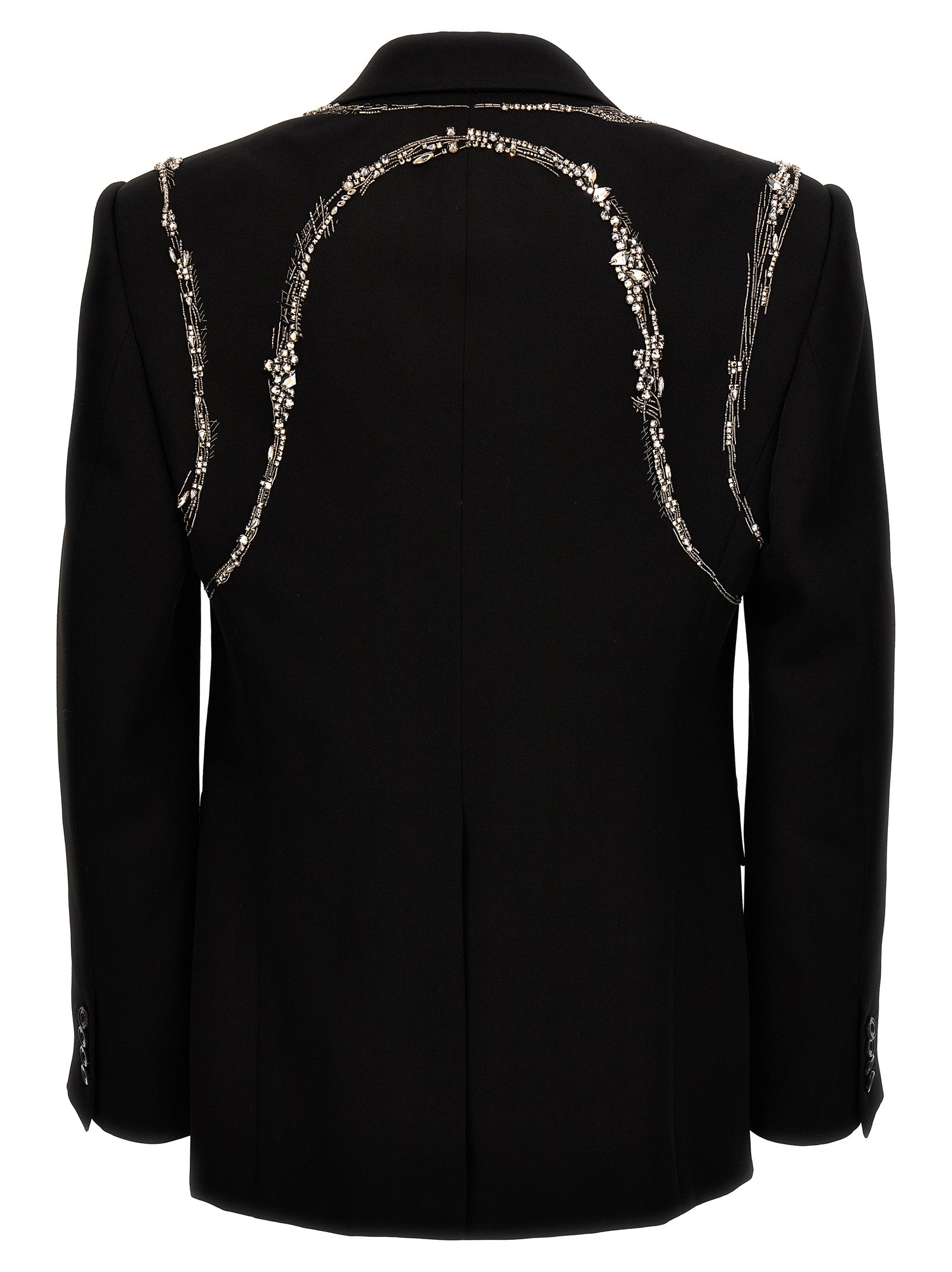 Alexander Mcqueen 'Crystal Harness' Blazer