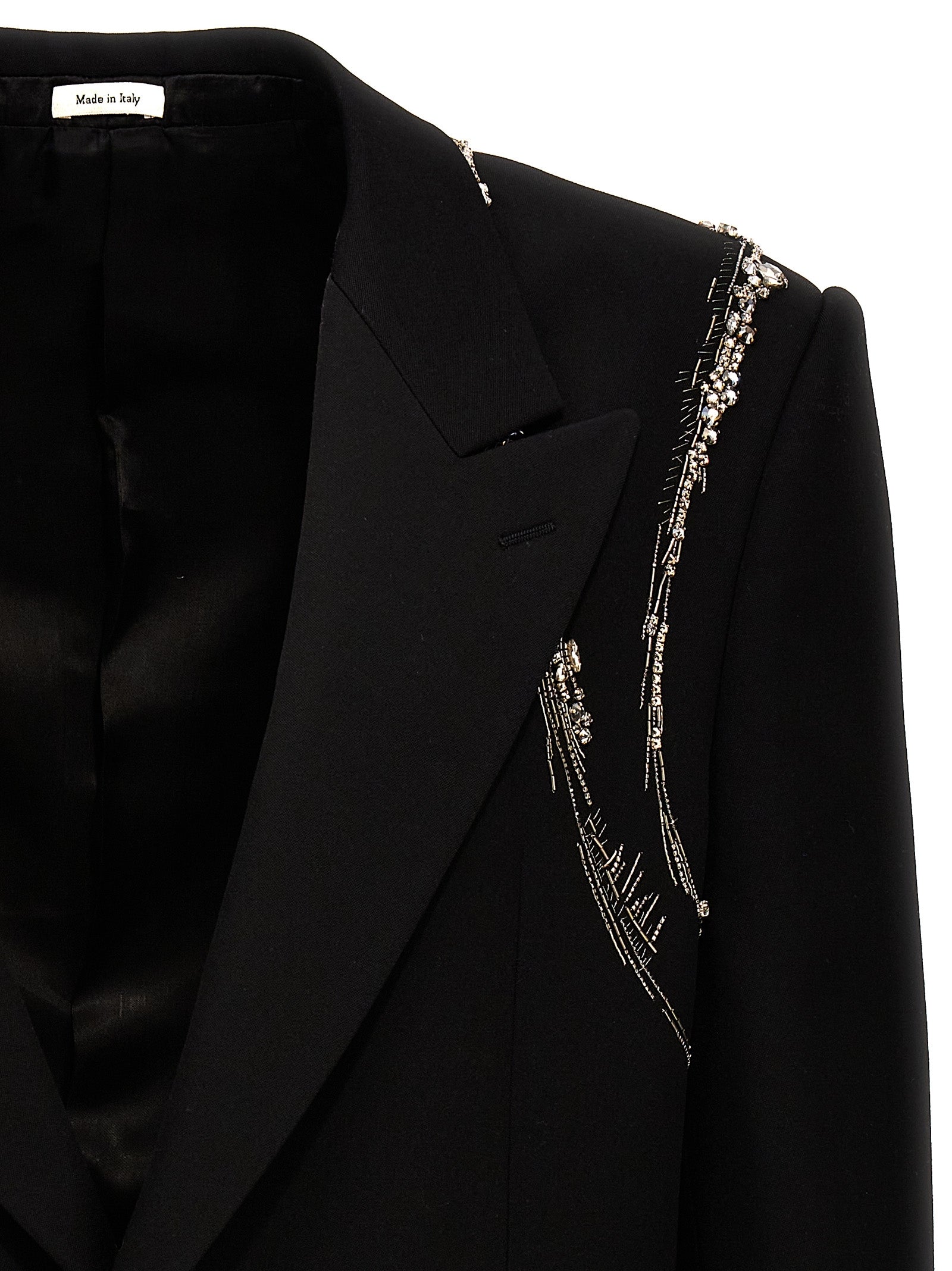 Alexander Mcqueen 'Crystal Harness' Blazer