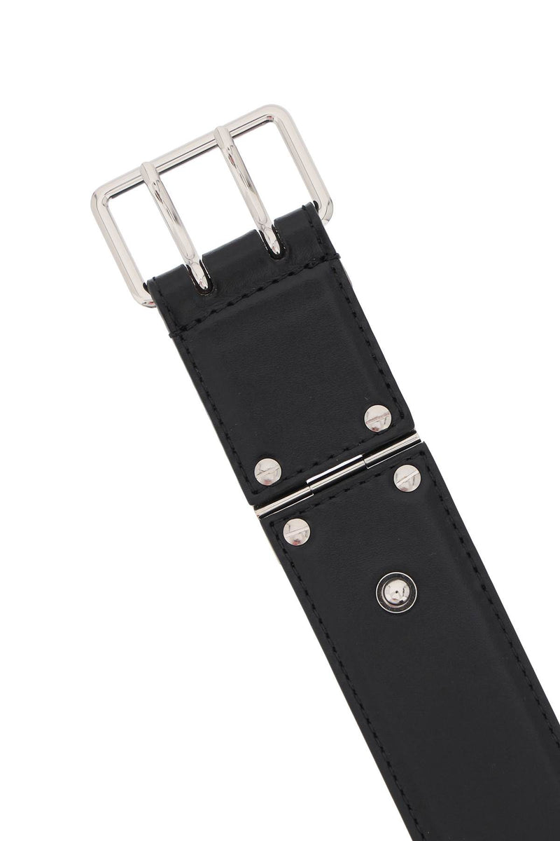 Alexander McQueen Military Belt Black