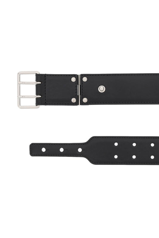 Alexander McQueen Military Belt Black