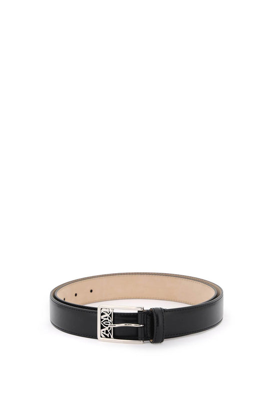 Alexander McQueen The Seal Belt Black