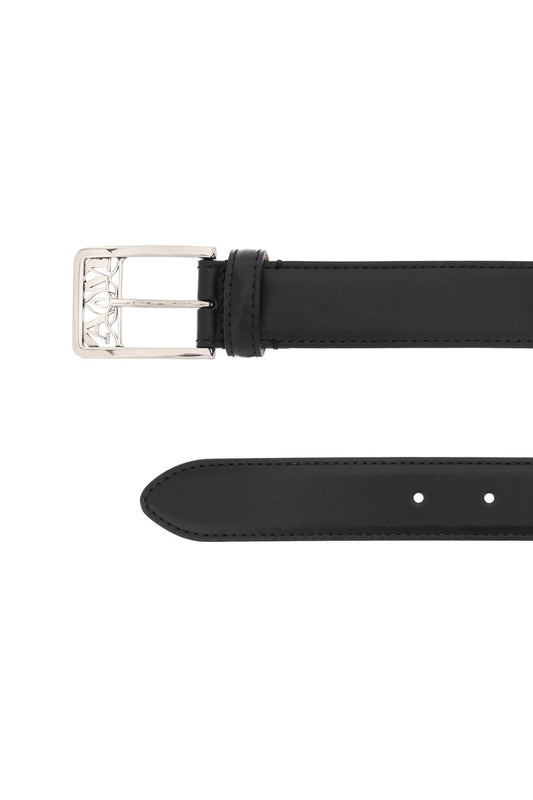 Alexander McQueen The Seal Belt Black