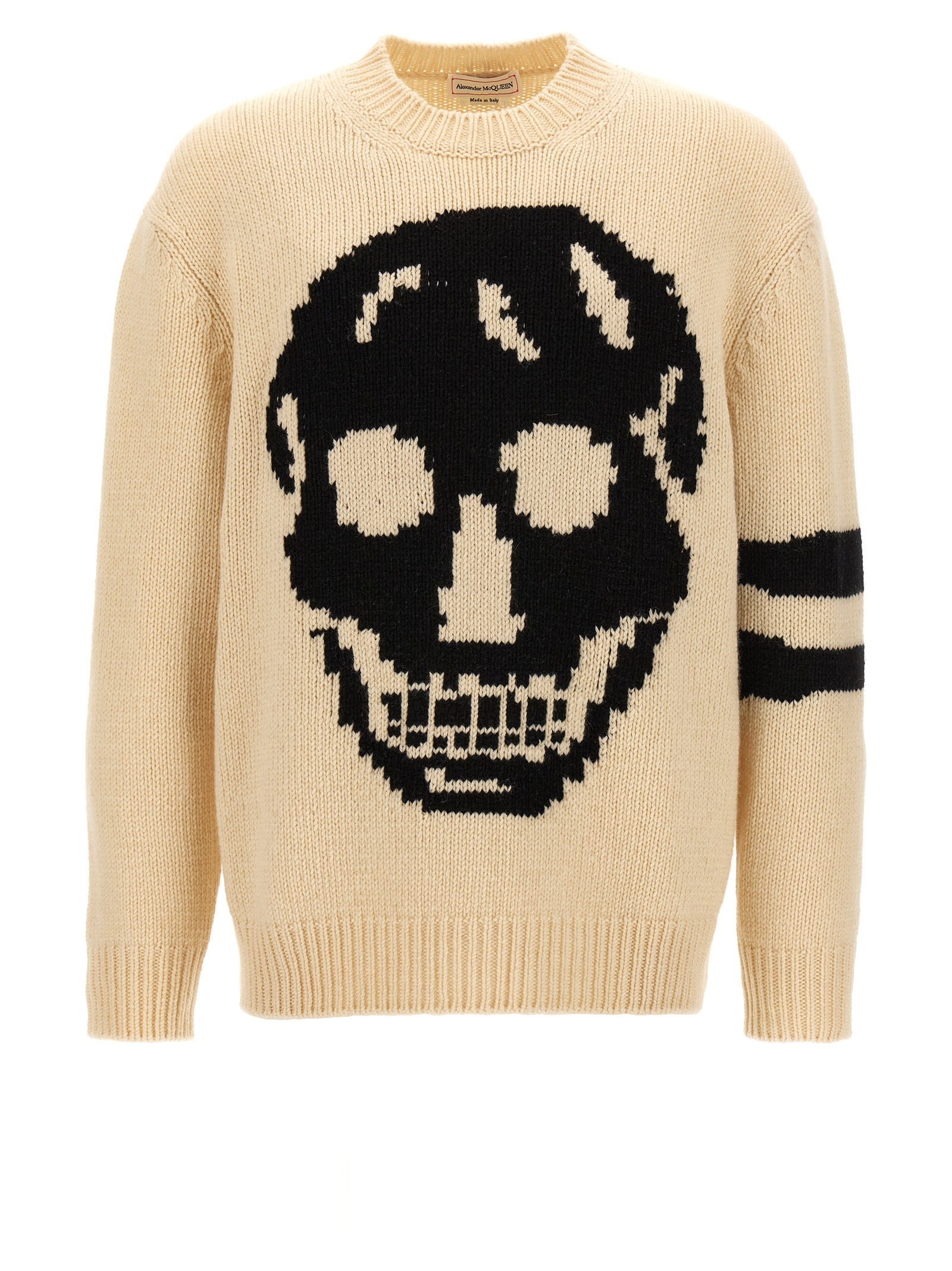 Alexander Mcqueen Contrast Intarsia Sweater