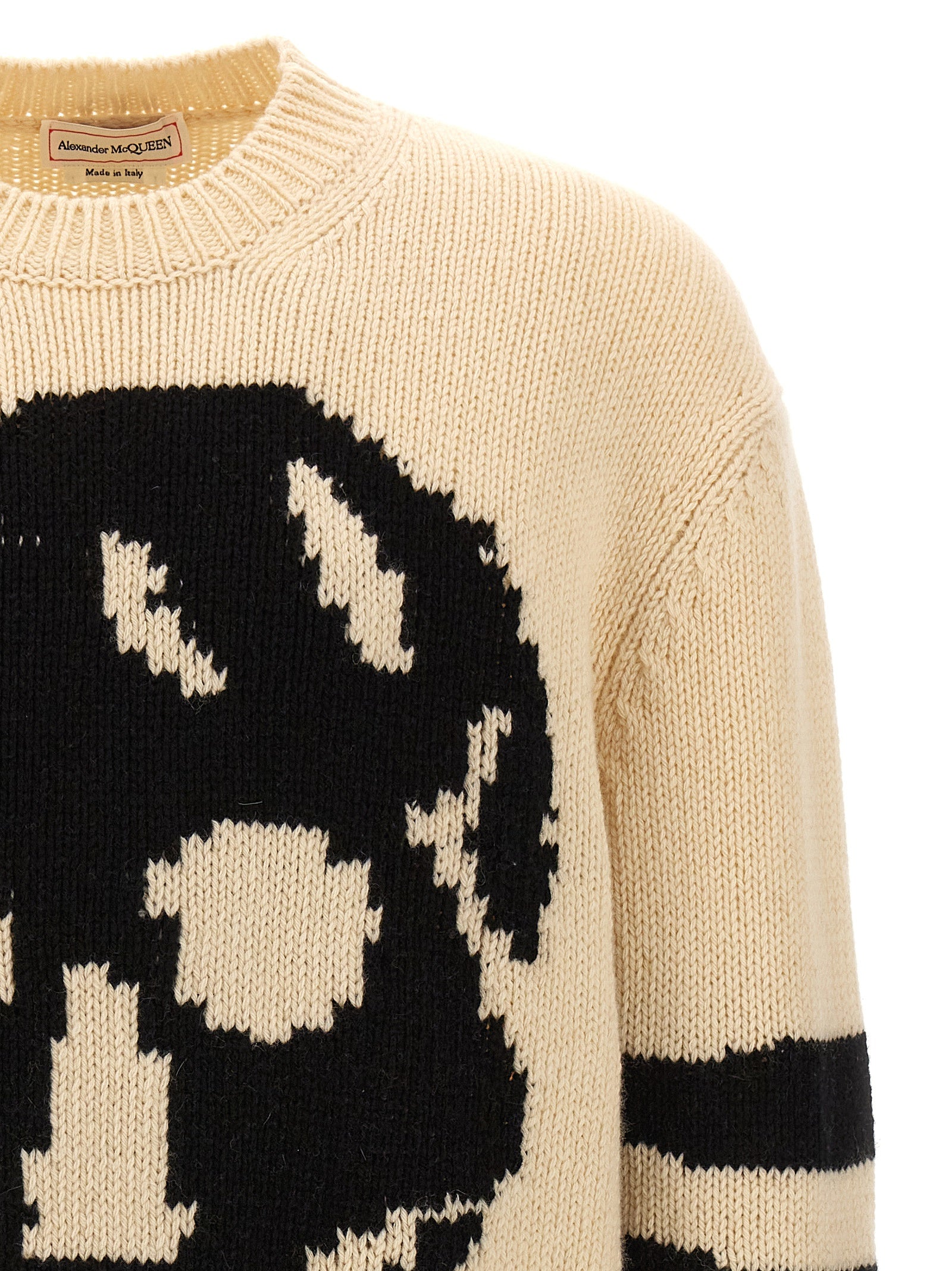 Alexander Mcqueen Contrast Intarsia Sweater