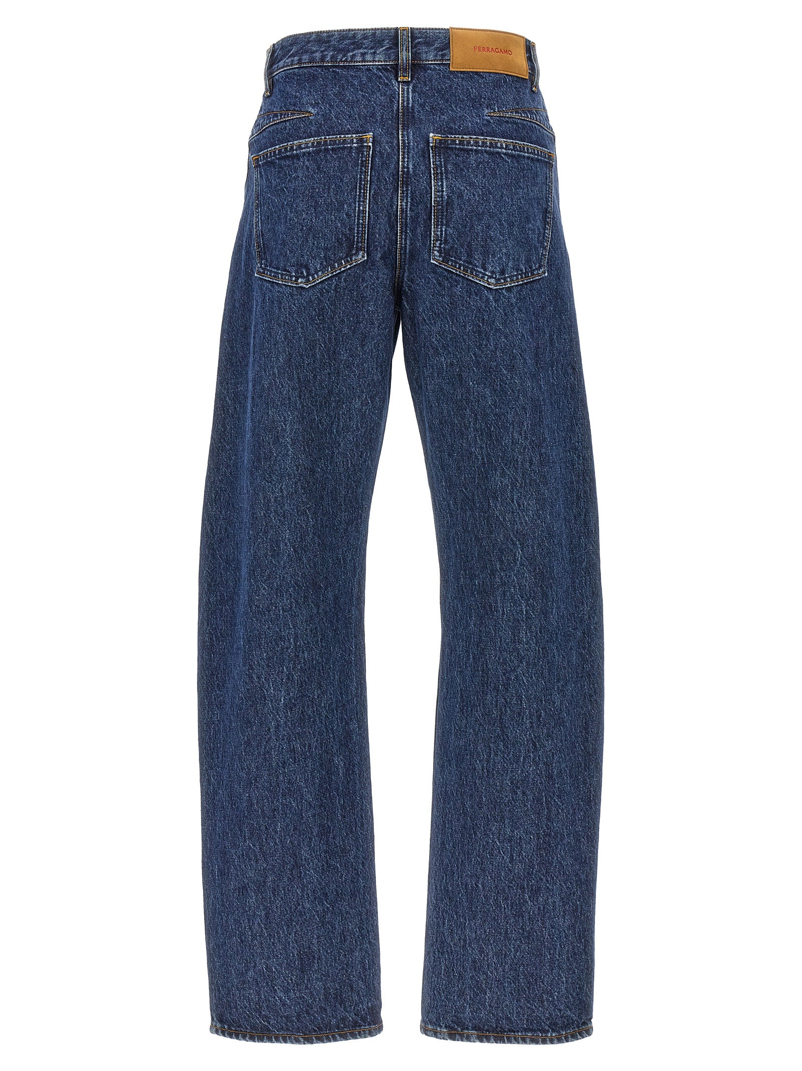 Ferragamo 'Marmorizzato' Jeans