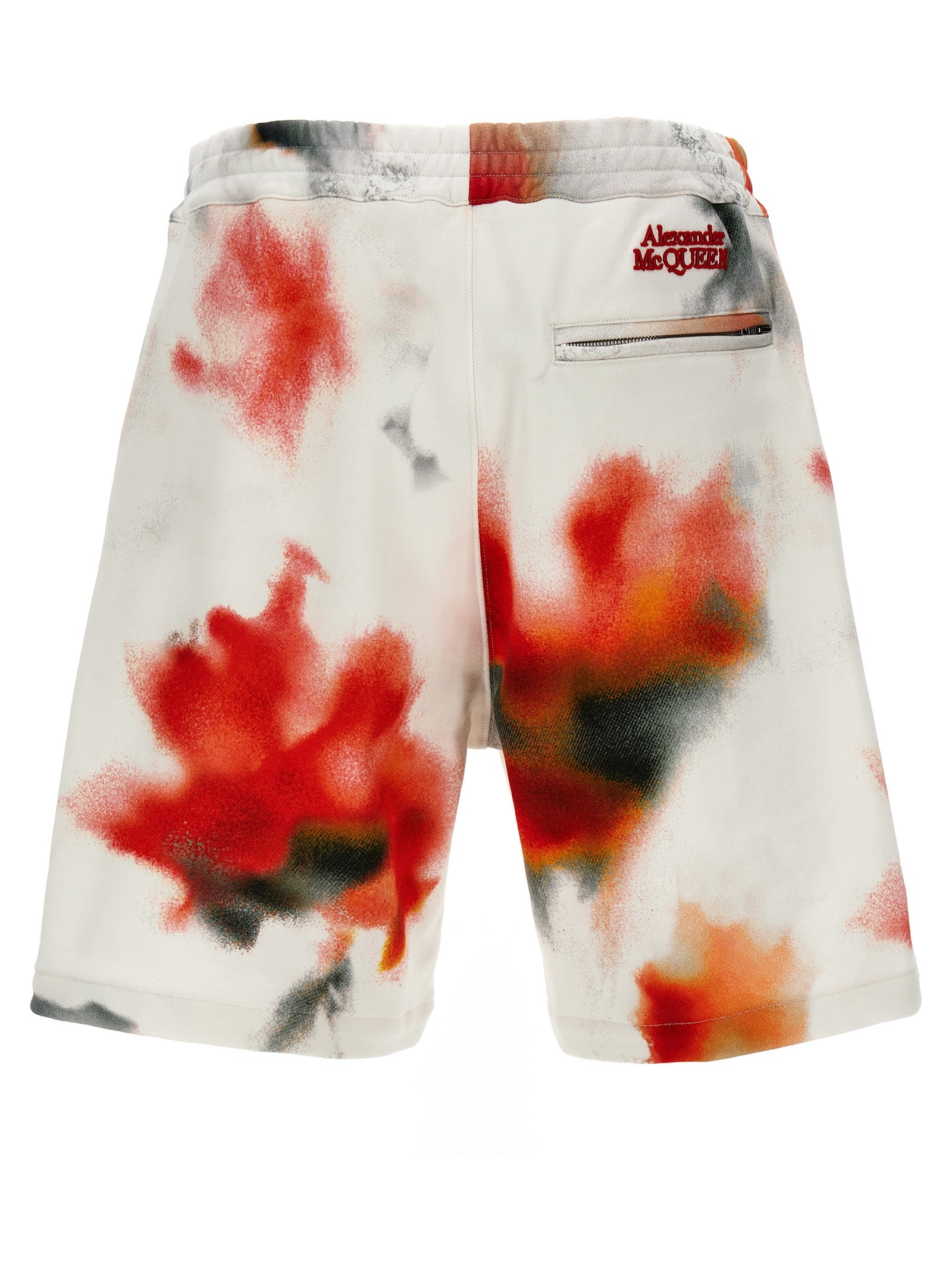 Alexander Mcqueen 'Obscured Flower' Bermuda Shorts