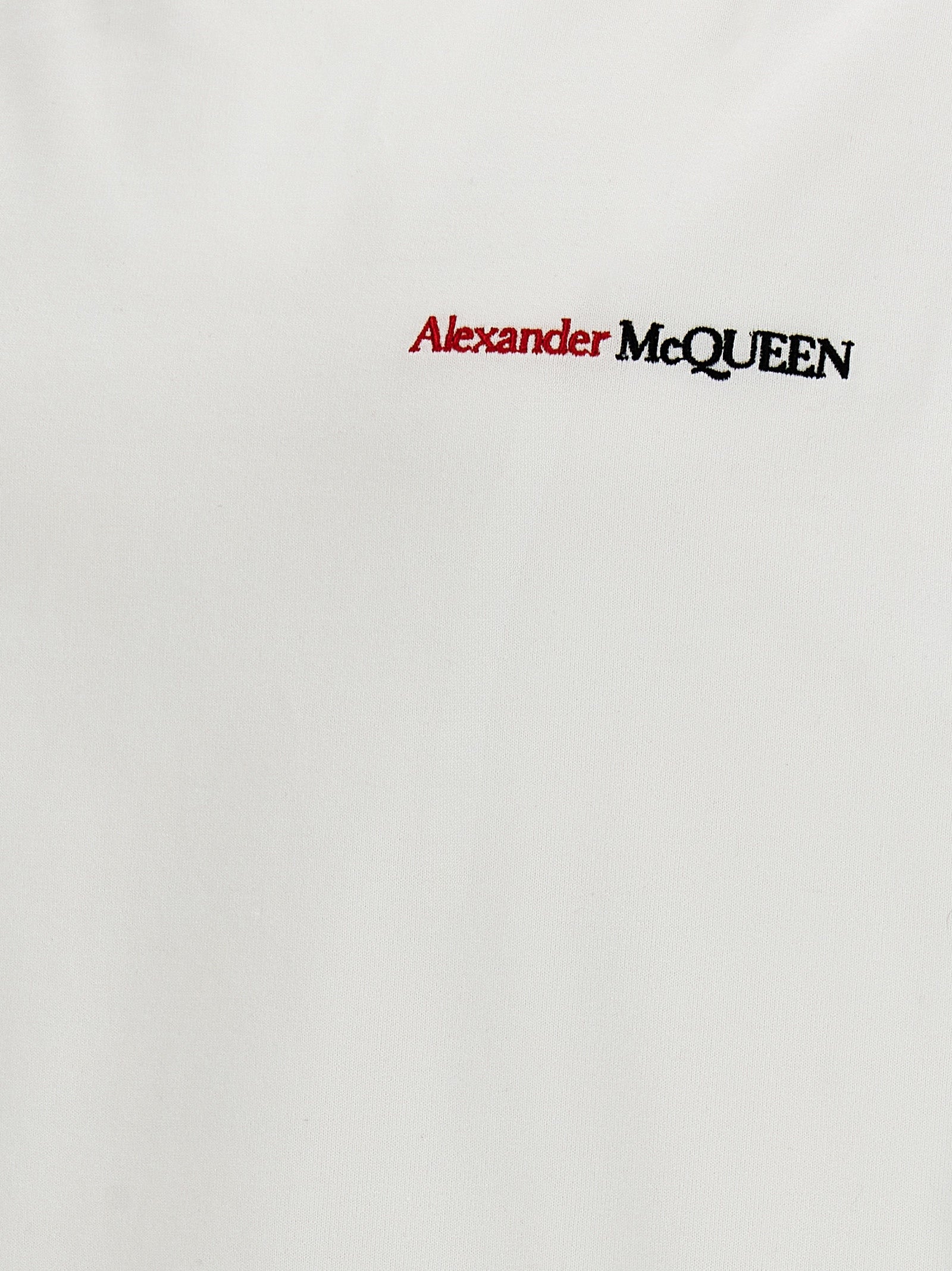 Alexander Mcqueen Logo Embroidery T-Shirt