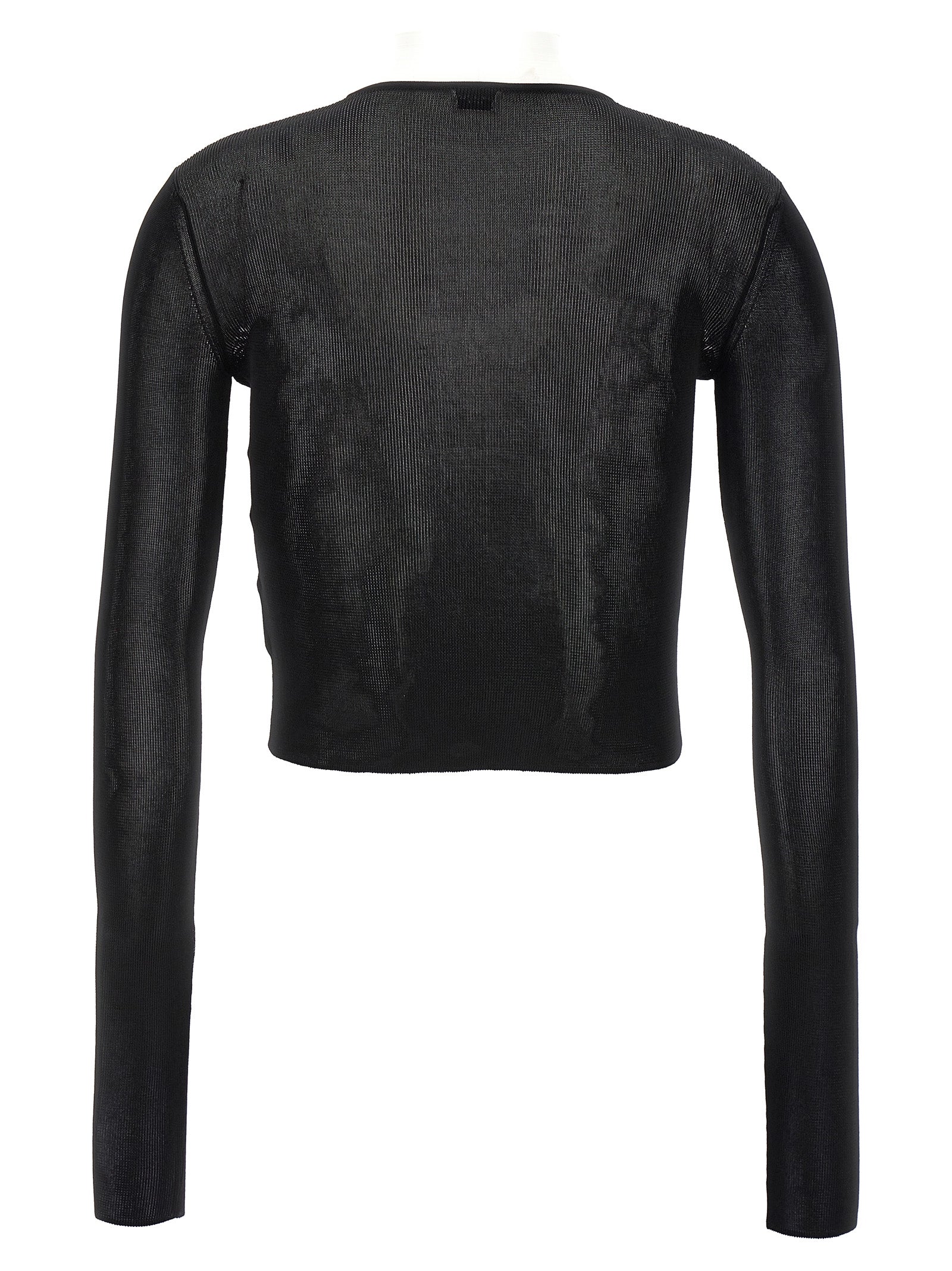 Saint Laurent Viscose Crop Top